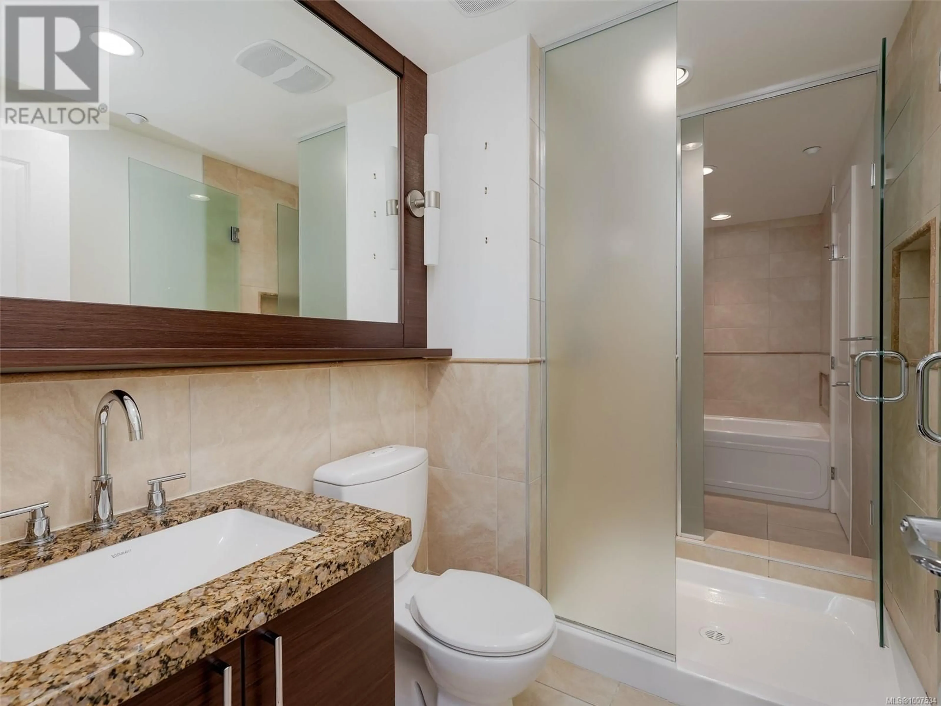 Standard bathroom, ceramic/tile floor for 218 - 1400 LYNBURNE PLACE, Langford British Columbia V9B0A4