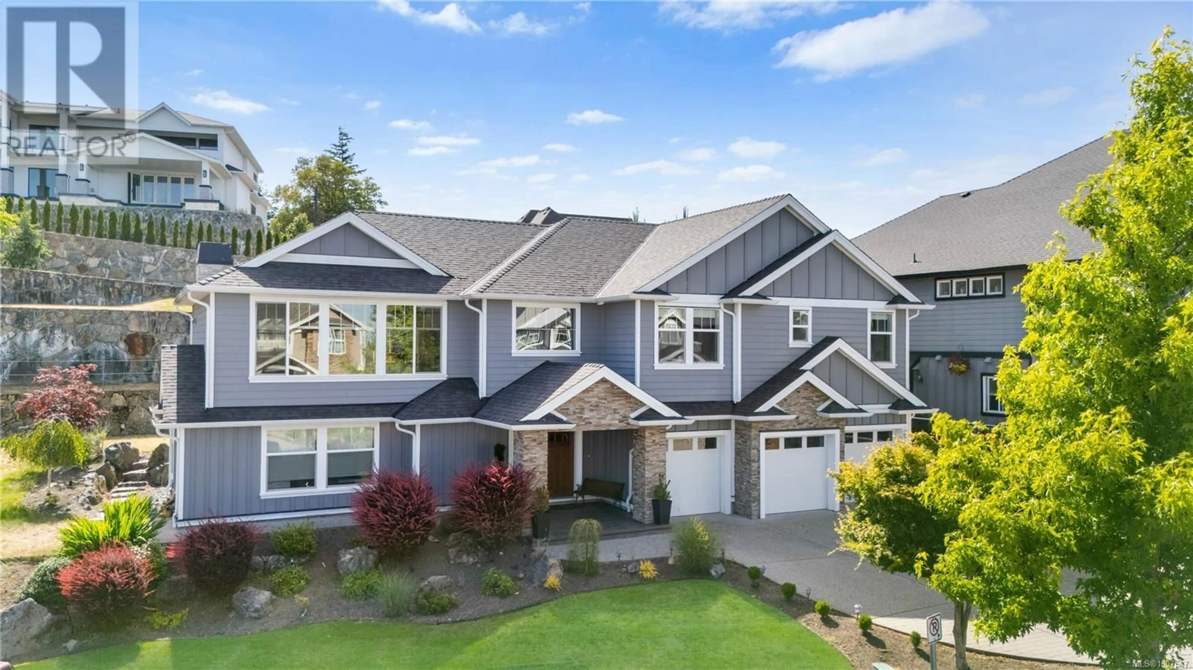 Home with vinyl exterior material, street for 2280 NICKLAUS DRIVE, Langford British Columbia V9B0L2