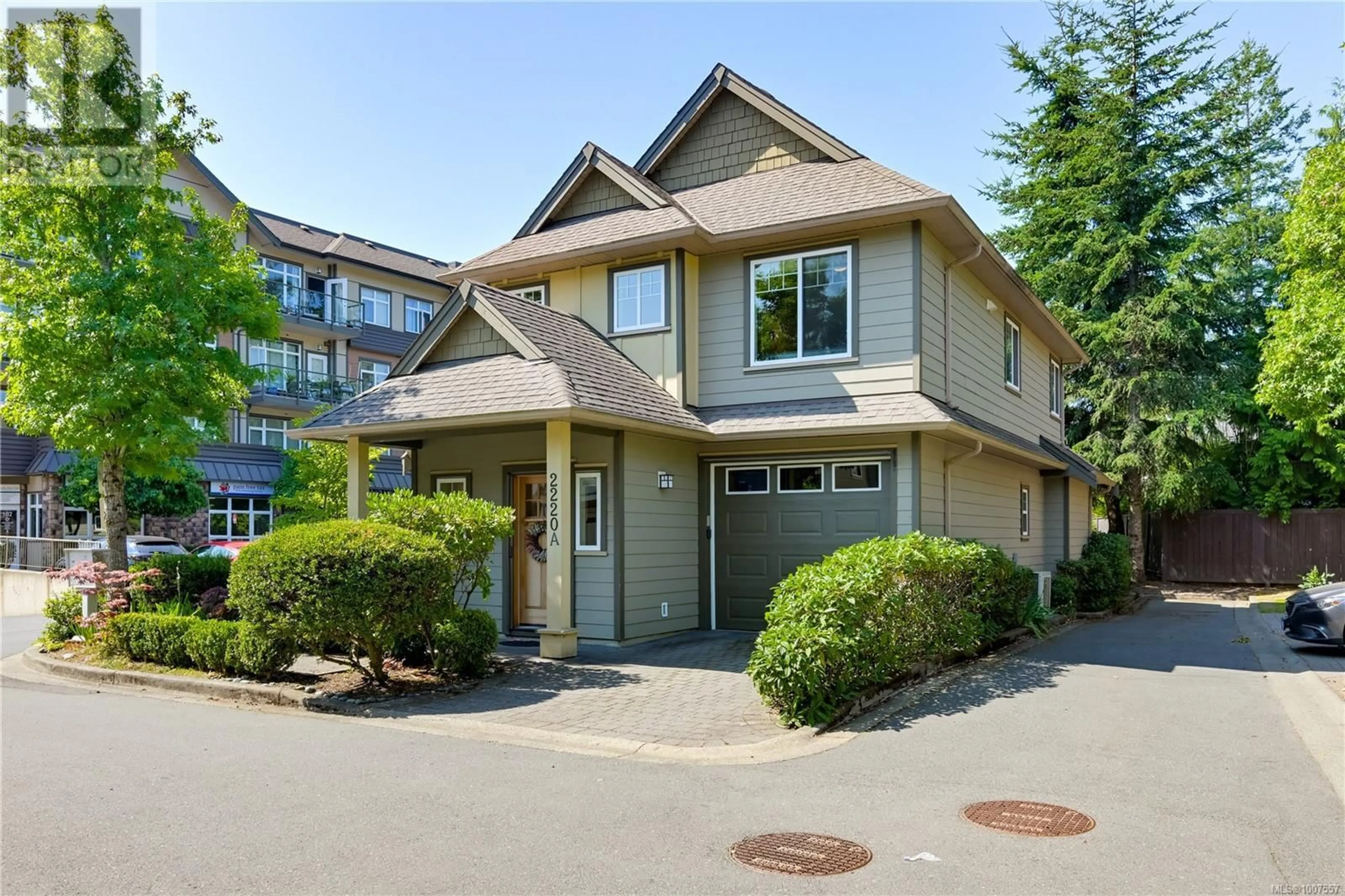 Home with vinyl exterior material, street for A - 2220 SOOKE ROAD, Colwood British Columbia V9B0G9