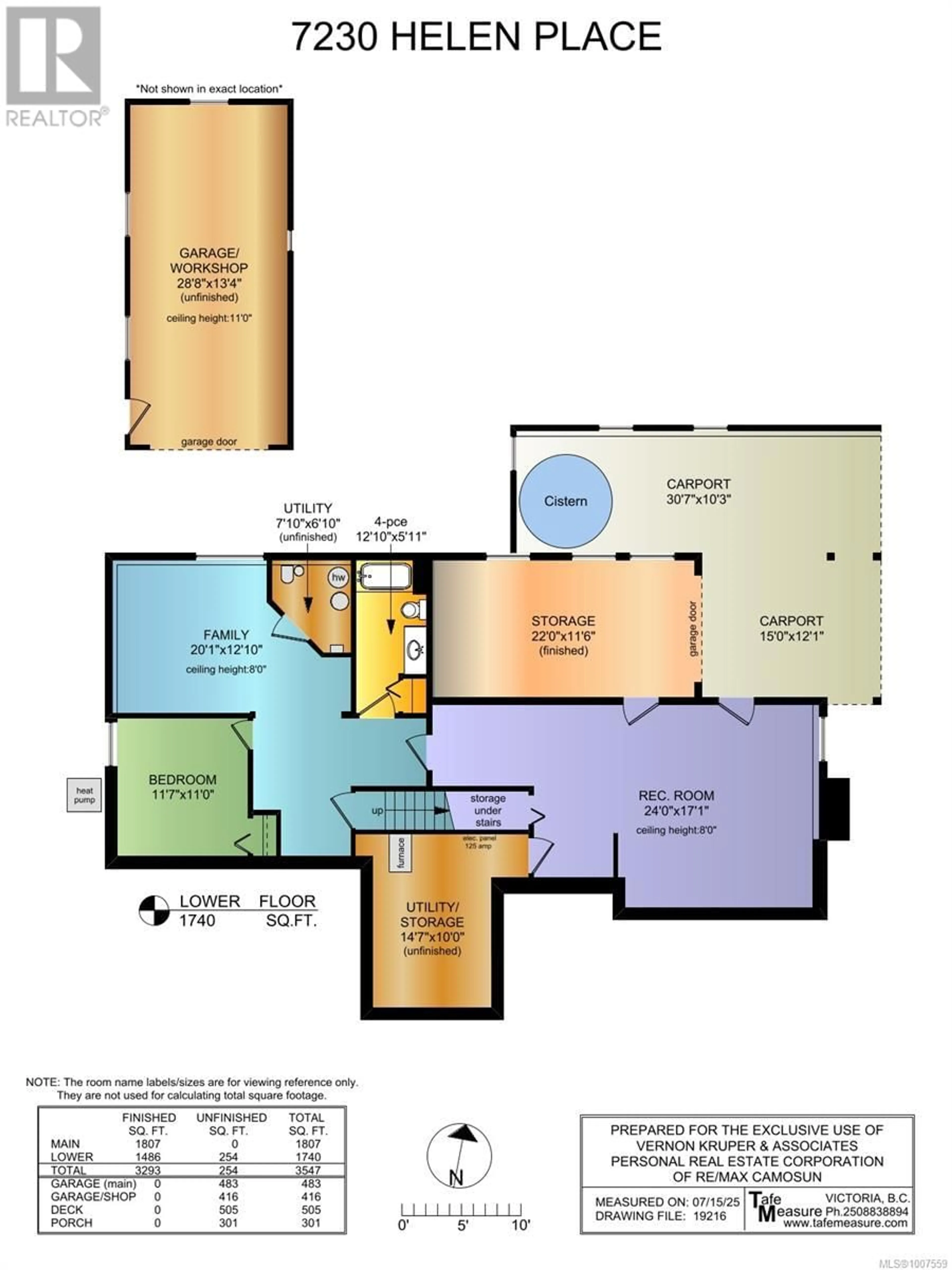 Floor plan for 7230 HELEN PLACE, Sooke British Columbia V9Z0J5