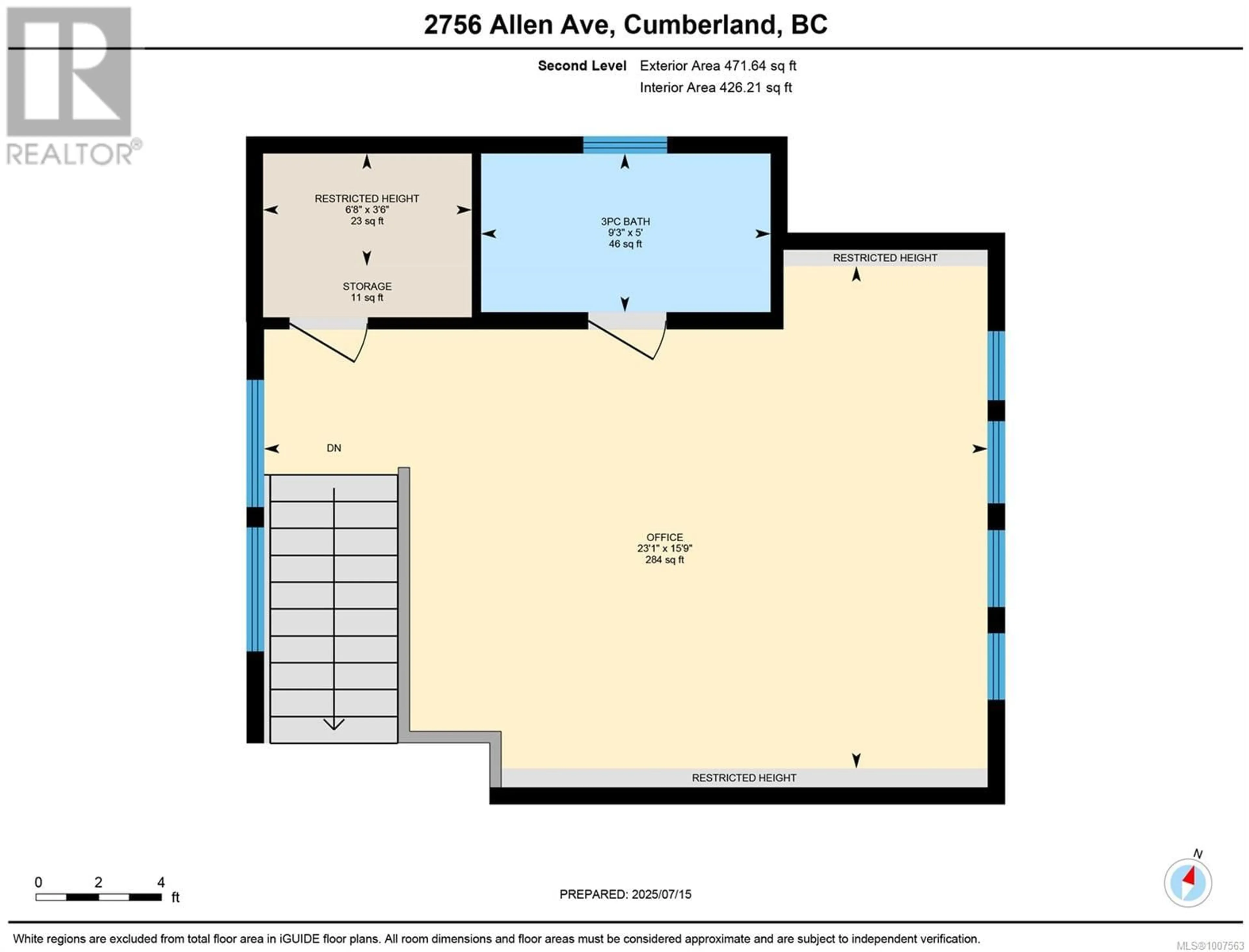Floor plan for 2756 ALLEN AVENUE, Cumberland British Columbia V0R1S0