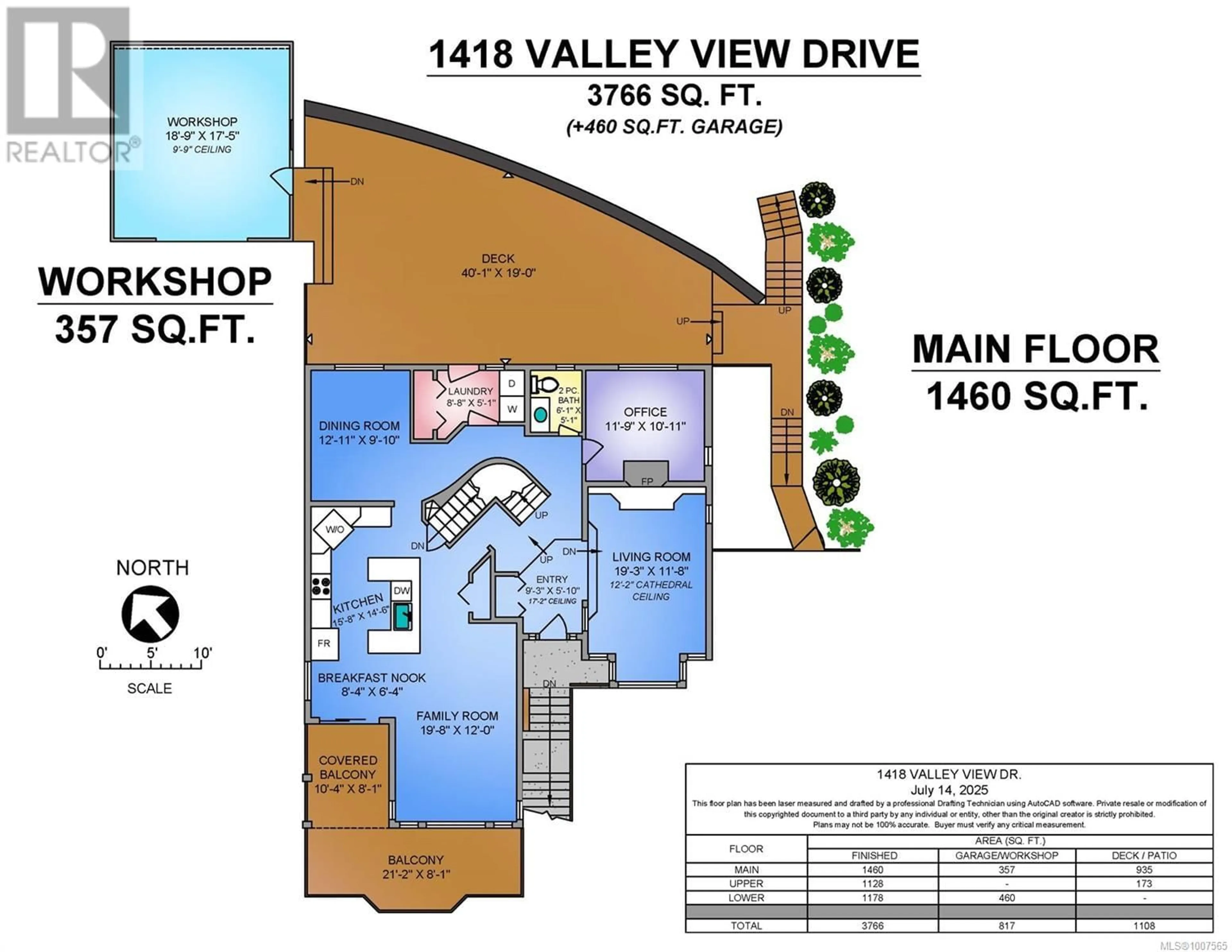 Floor plan for 1418 VALLEY VIEW DRIVE, Courtenay British Columbia V9N8T3