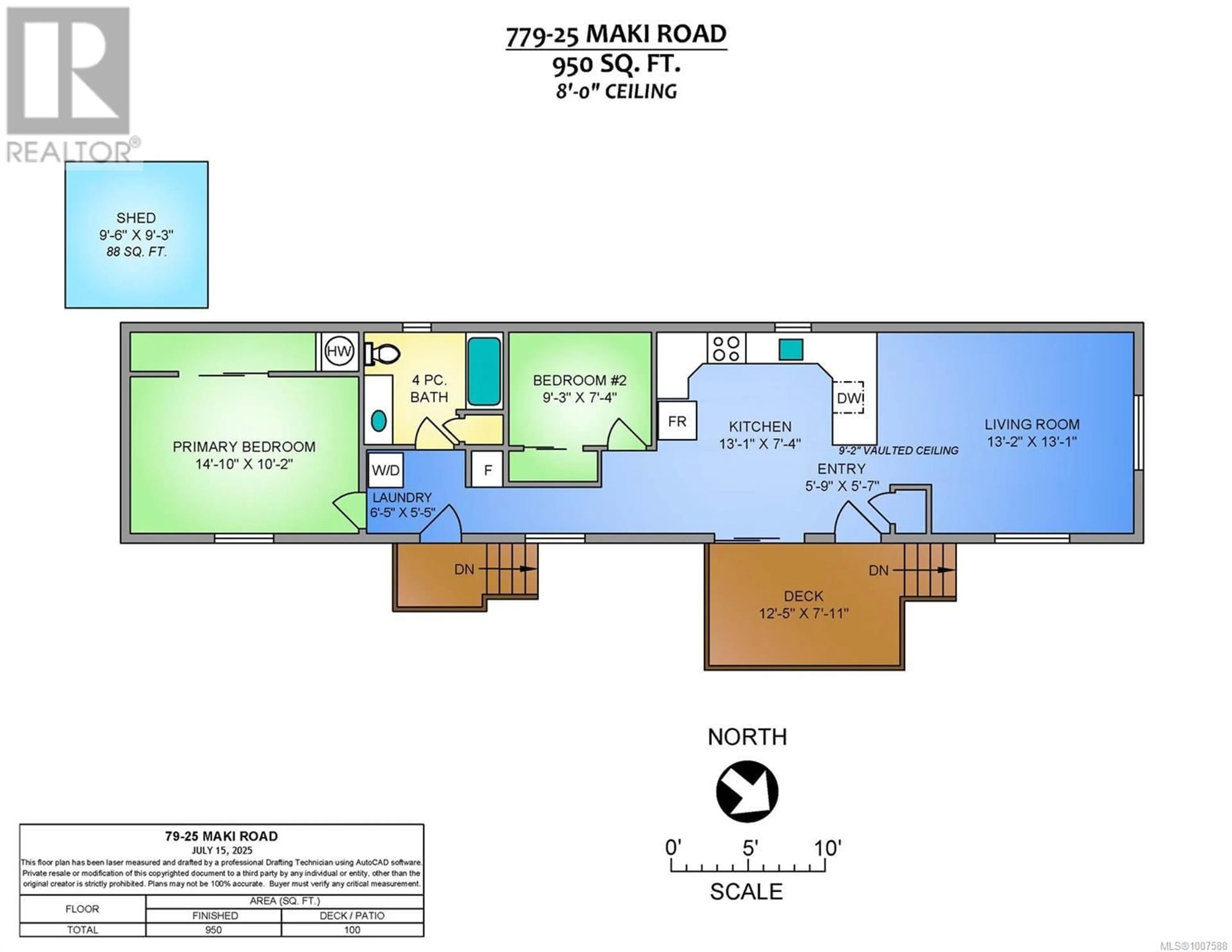 Floor plan for 79 - 25 MAKI ROAD, Nanaimo British Columbia V9R6N3