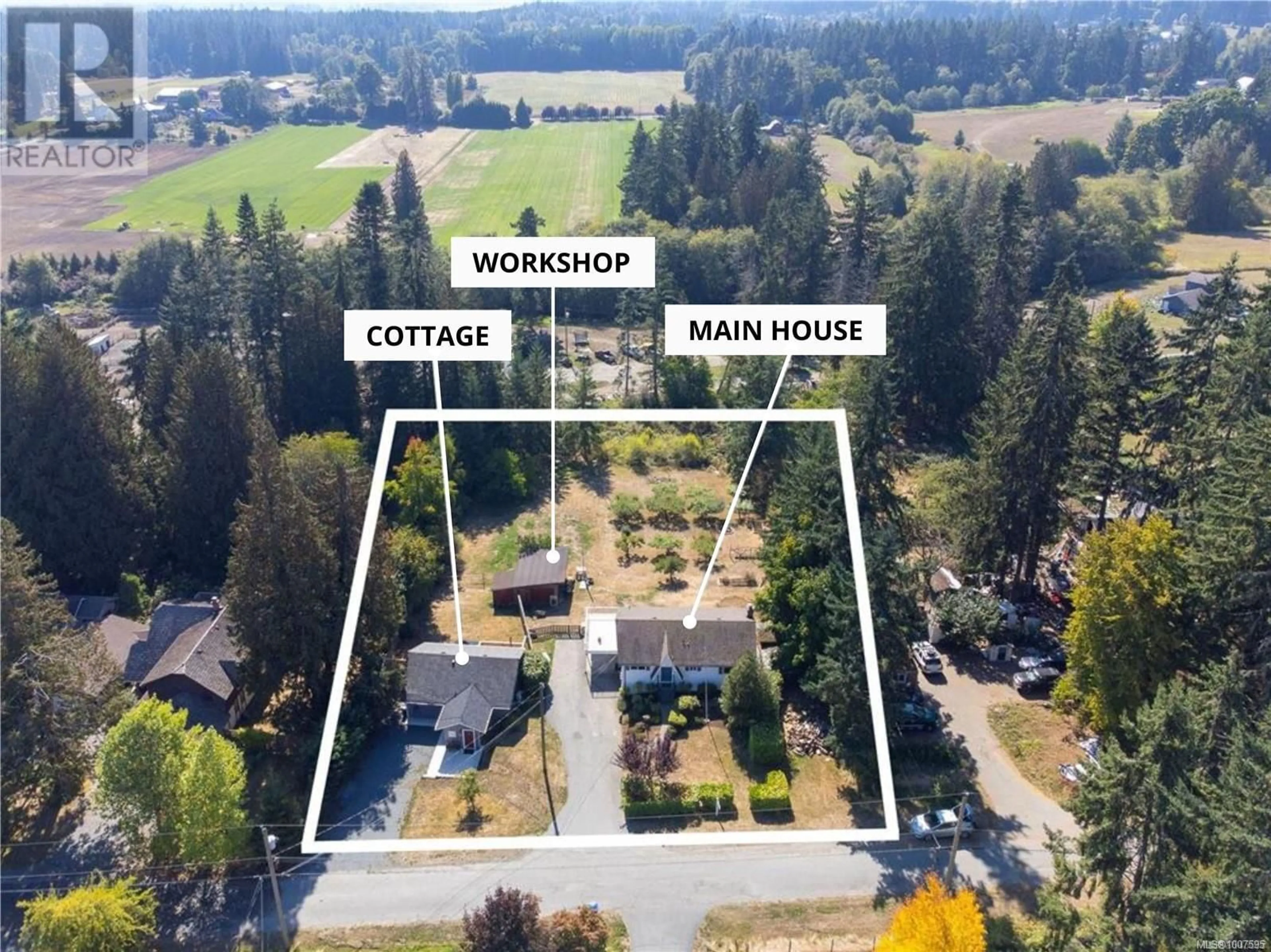 A pic from outside/outdoor area/front of a property/back of a property/a pic from drone, building for 1777 EGLINGTON AVENUE, Nanaimo British Columbia V9X1T8