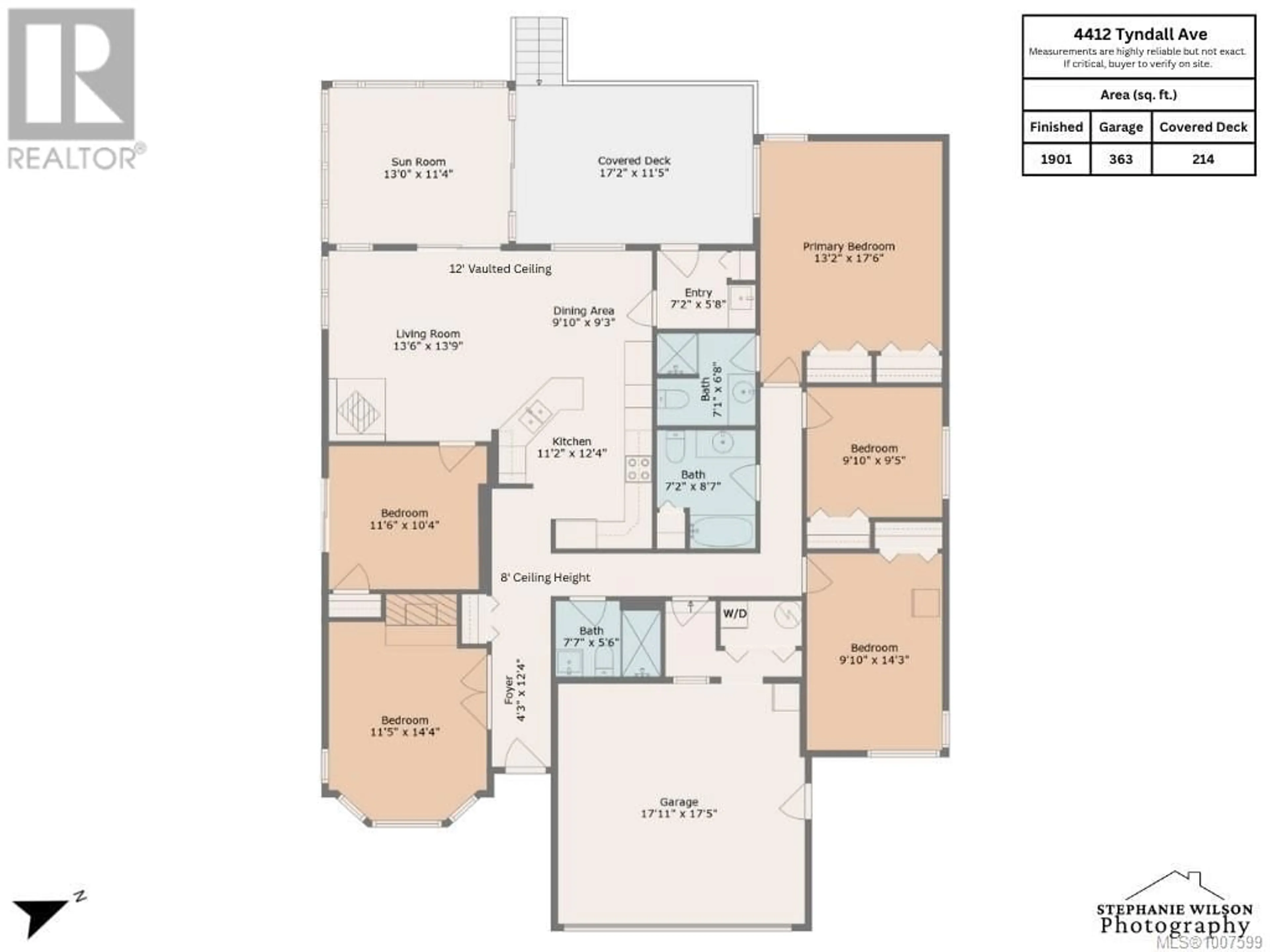 Floor plan for 4412 TYNDALL AVENUE, Saanich British Columbia V8N3S1