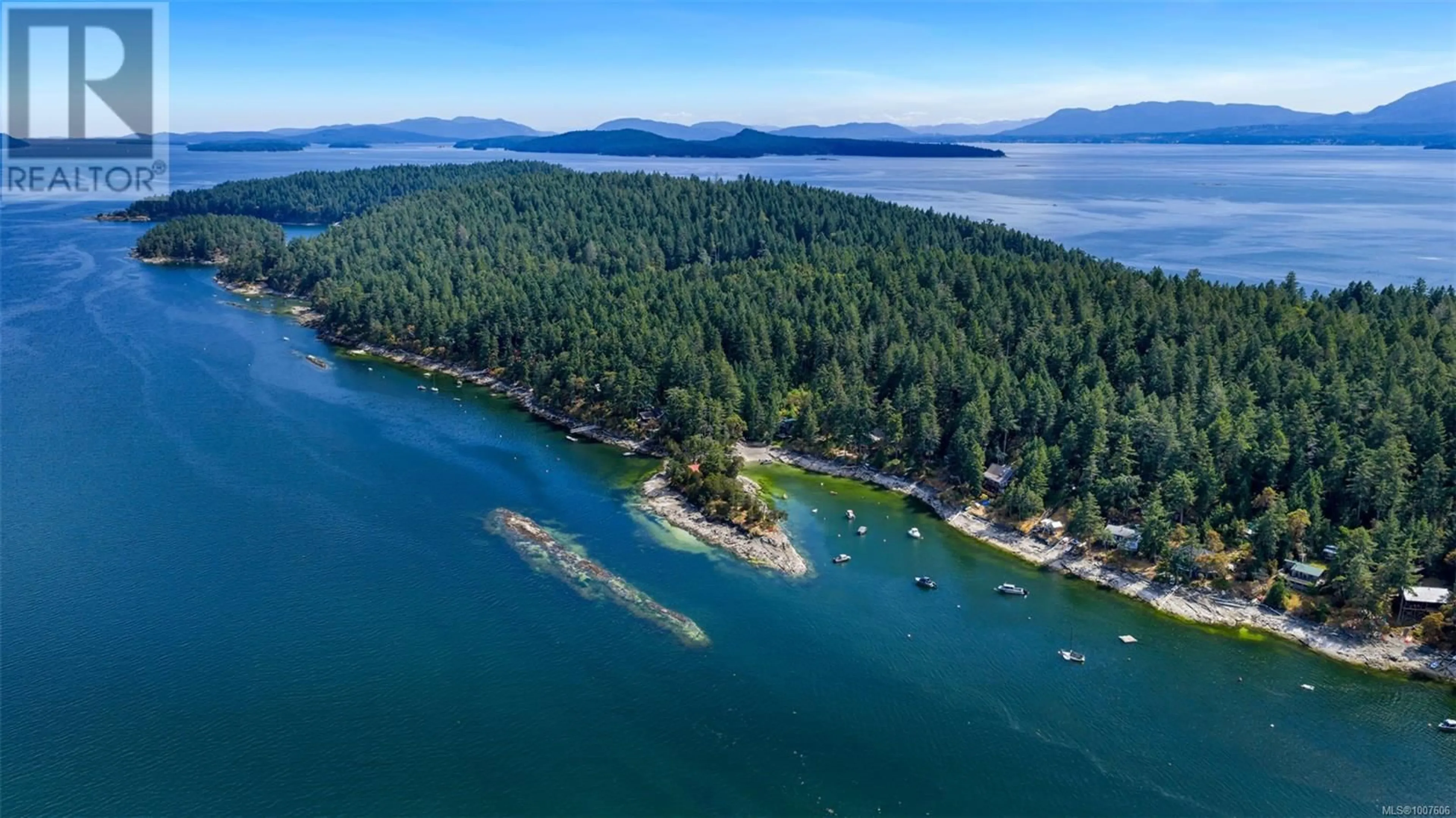 A pic from outside/outdoor area/front of a property/back of a property/a pic from drone, water/lake/river/ocean view for LT 9 RUXTON LANE, Ruxton Island British Columbia V0R1X7