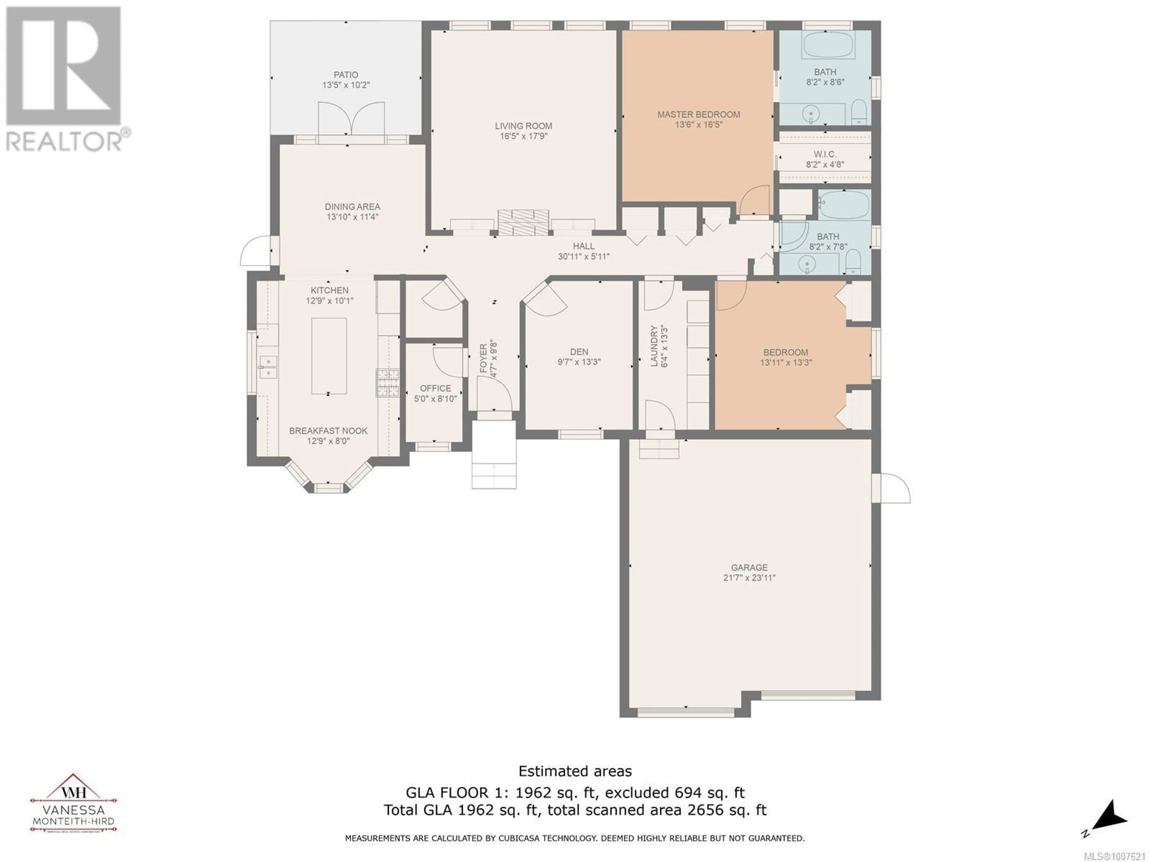 Floor plan for 595 EDGEWOOD DRIVE, Campbell River British Columbia V9W8H1