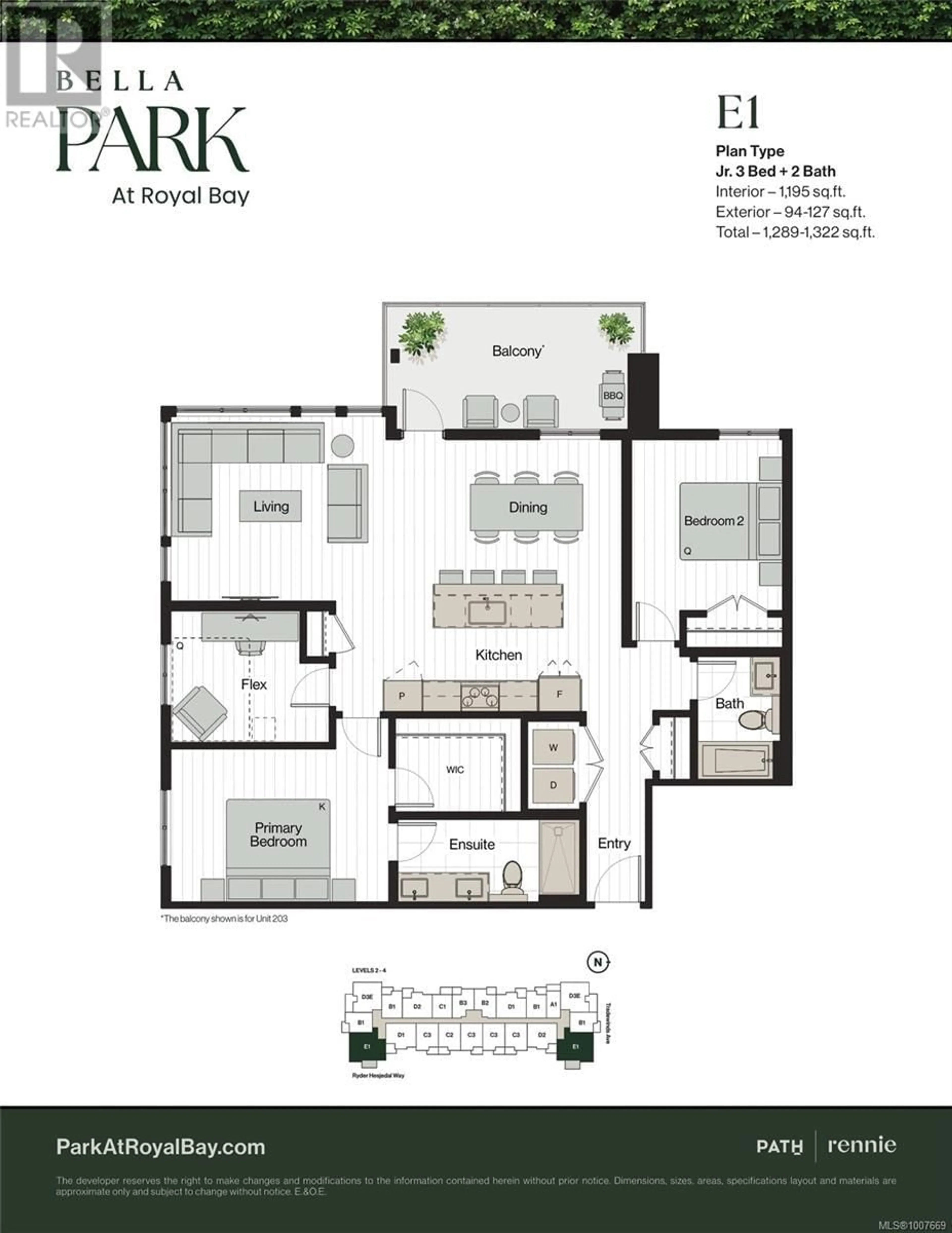Floor plan for 403 - 3582 RYDER HESJEDAL WAY, Colwood British Columbia V9C0J6