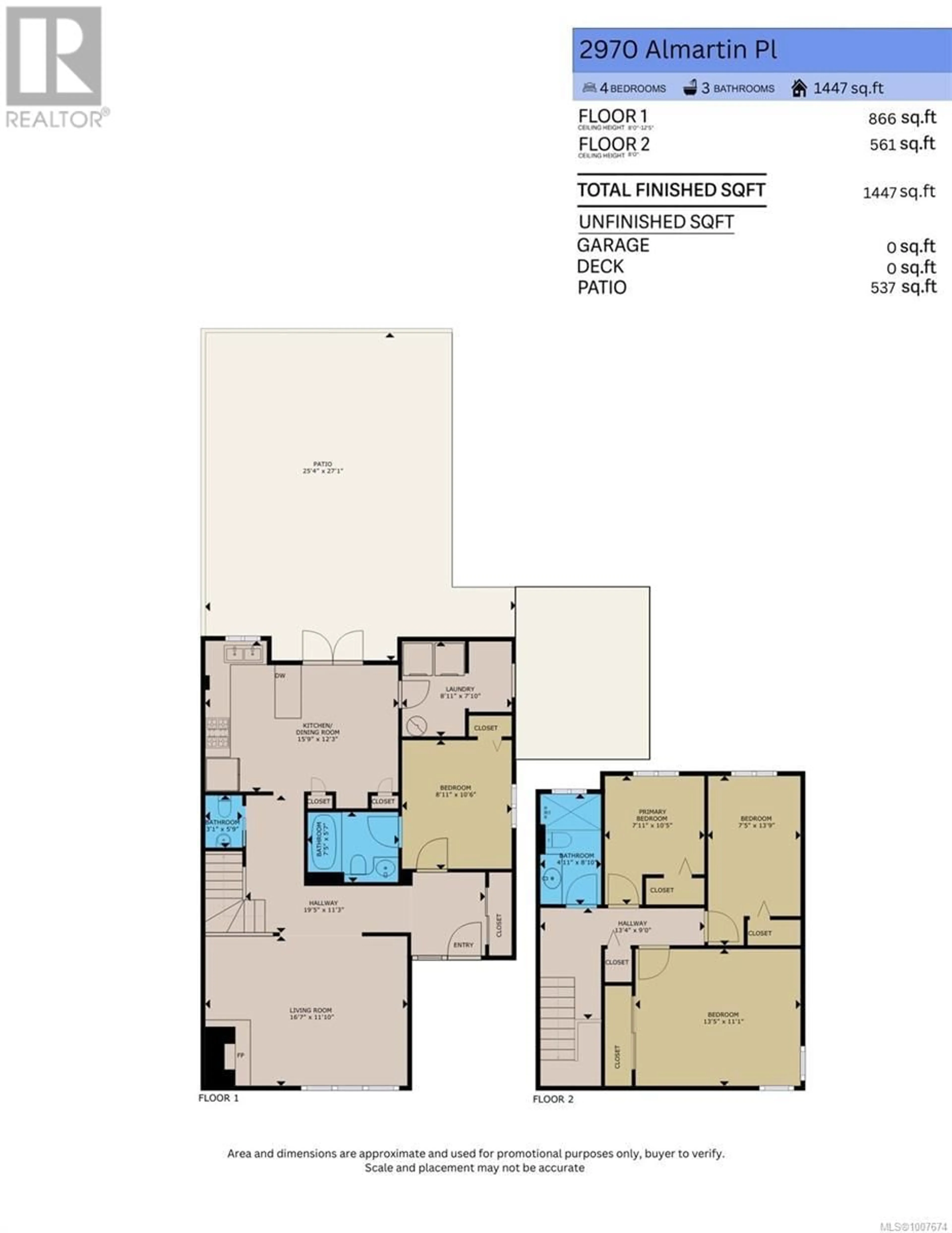 Floor plan for 2970 ALMARTIN PLACE, Colwood British Columbia V9B4Z1