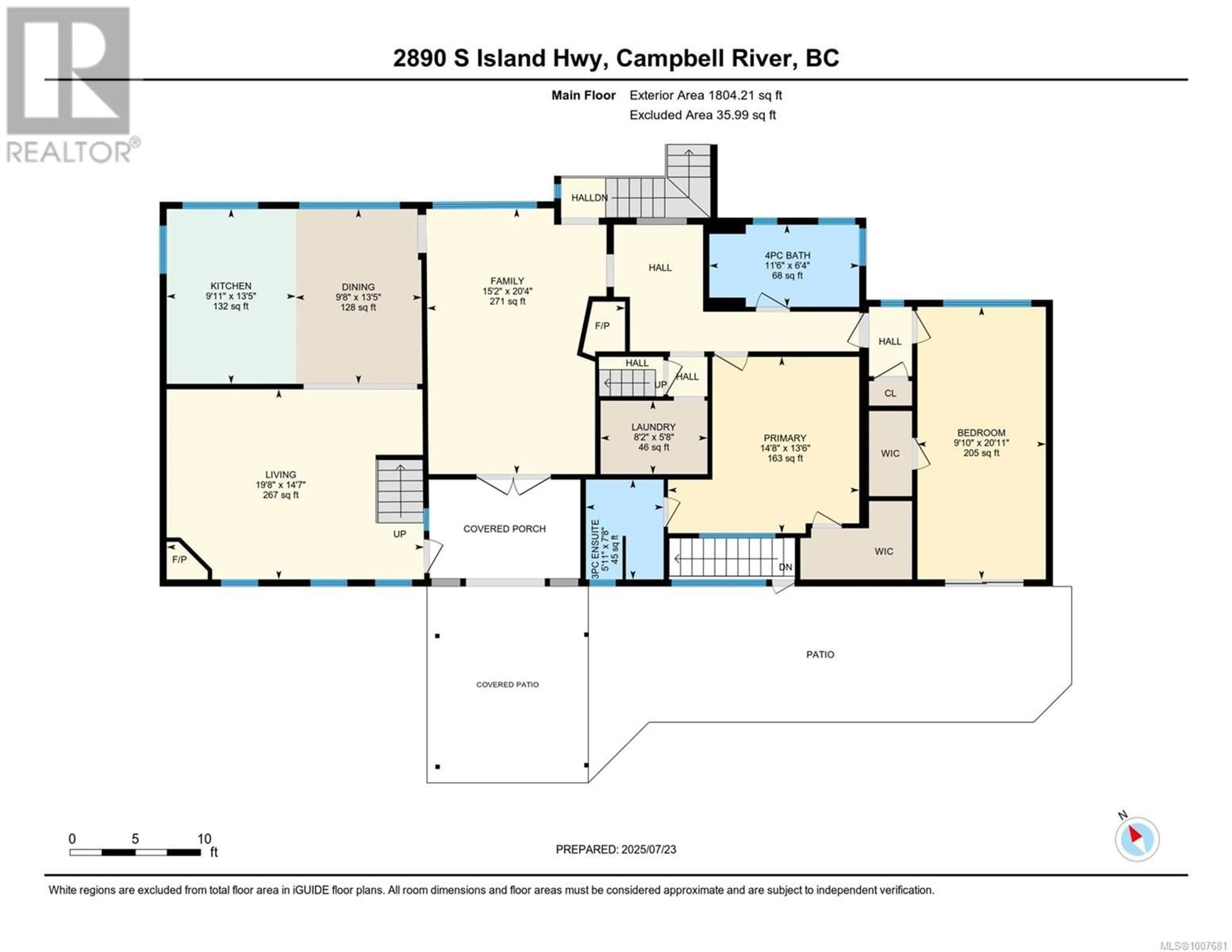 Floor plan for 2890 ISLAND HIGHWAY SOUTH, Campbell River British Columbia V9W1C8