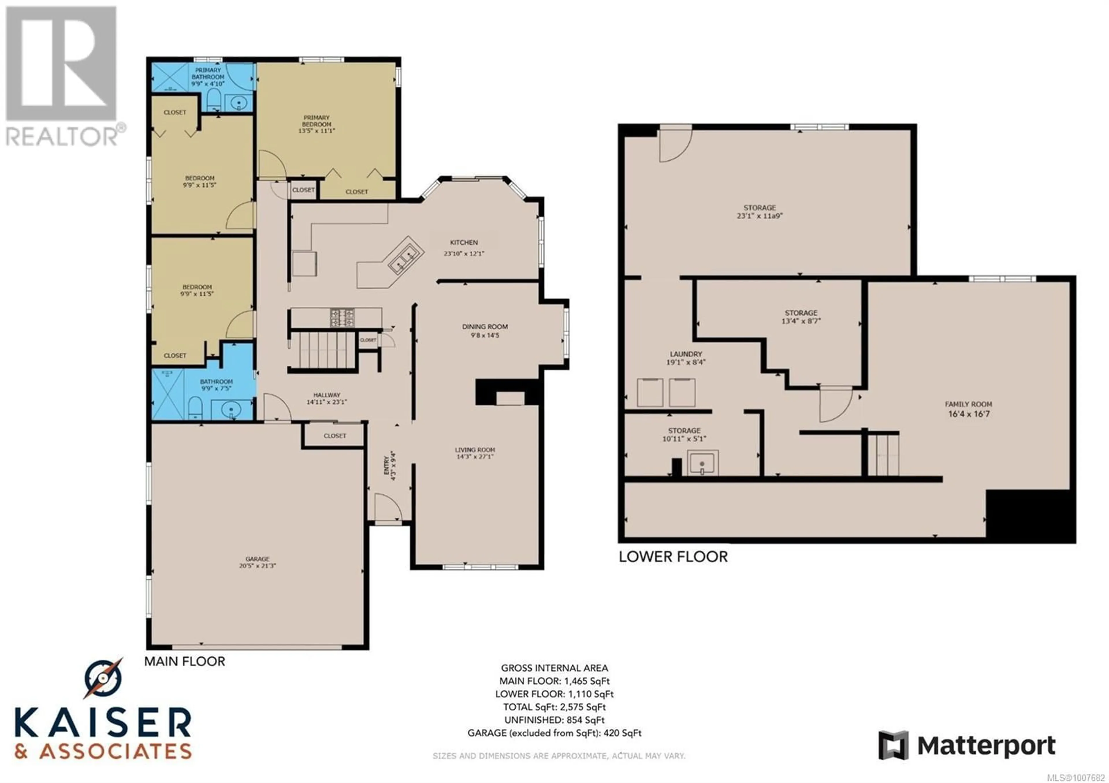 Floor plan for 6011 MARY STREET, Duncan British Columbia V9L2G5