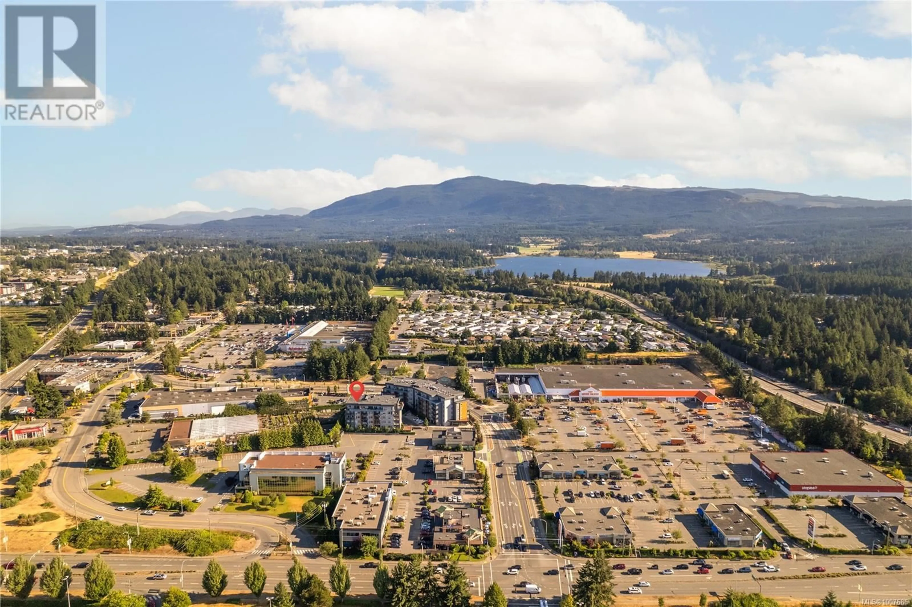 A pic from outside/outdoor area/front of a property/back of a property/a pic from drone, mountain view for 302 - 6544 METRAL DRIVE, Nanaimo British Columbia V9T2L8