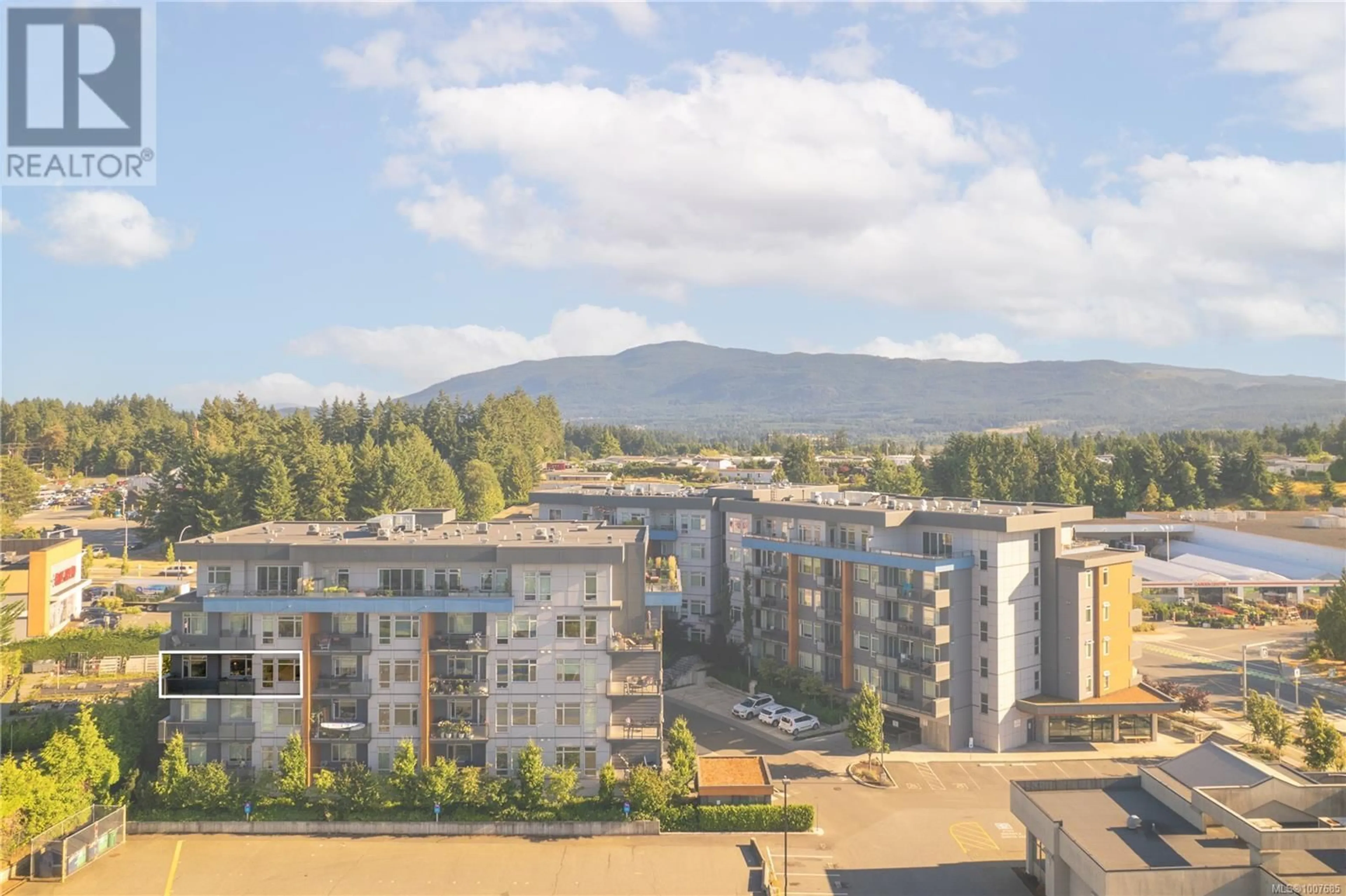 A pic from outside/outdoor area/front of a property/back of a property/a pic from drone, city buildings view from balcony for 302 - 6544 METRAL DRIVE, Nanaimo British Columbia V9T2L8