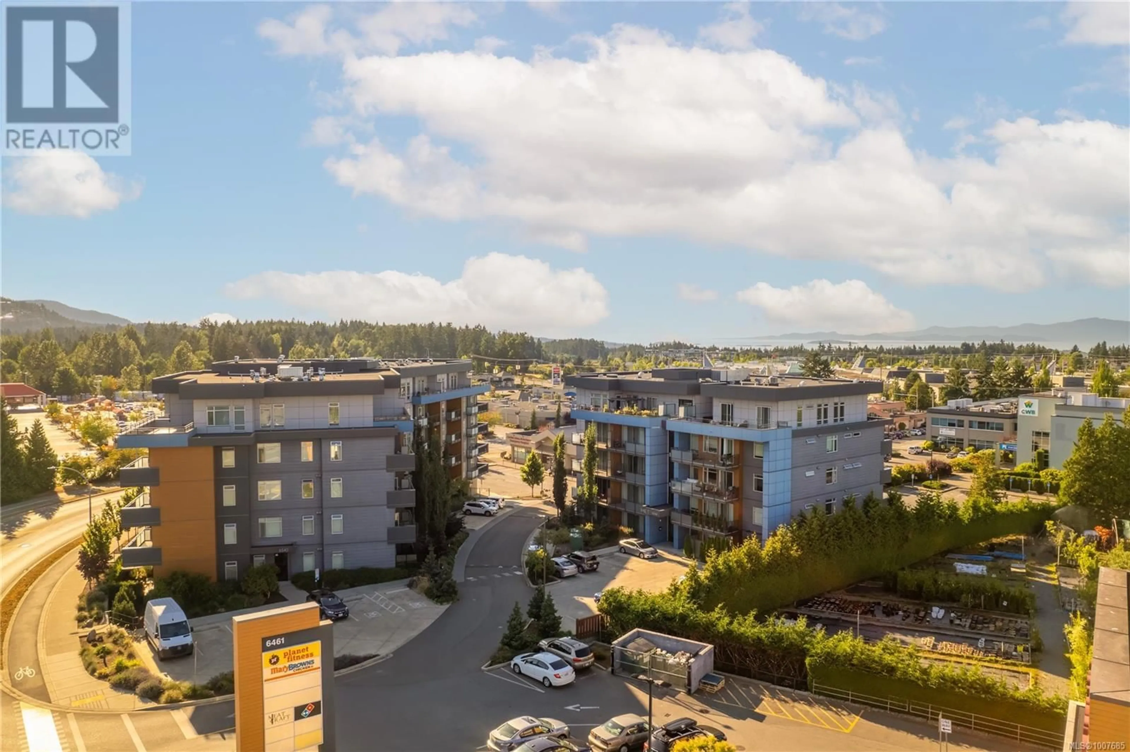 A pic from outside/outdoor area/front of a property/back of a property/a pic from drone, city buildings view from balcony for 302 - 6544 METRAL DRIVE, Nanaimo British Columbia V9T2L8