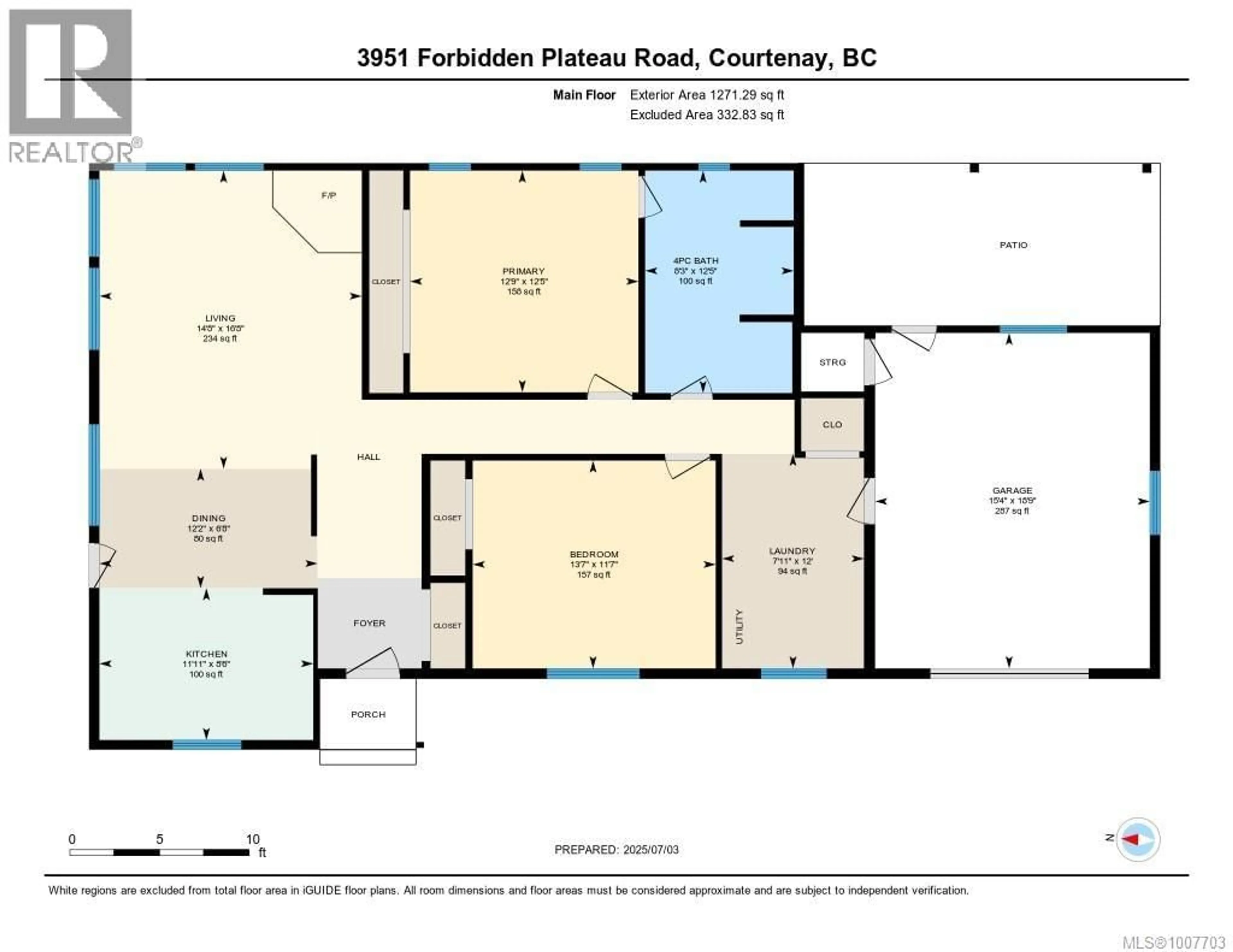 Floor plan for 3951 FORBIDDEN PLATEAU ROAD, Courtenay British Columbia V9J1P9