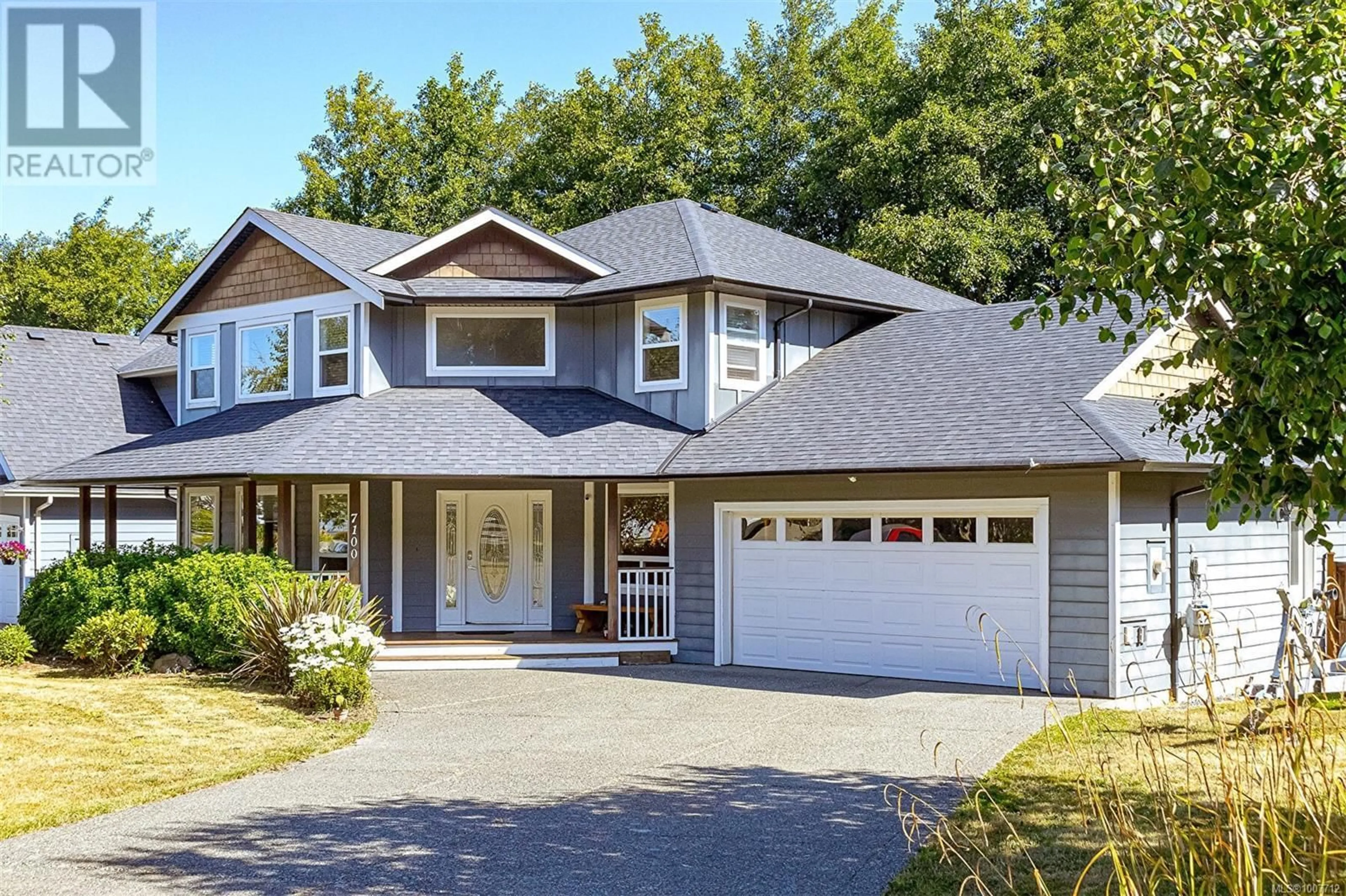Home with vinyl exterior material, street for 7100 FRANCIS ROAD, Sooke British Columbia V9Z0T7