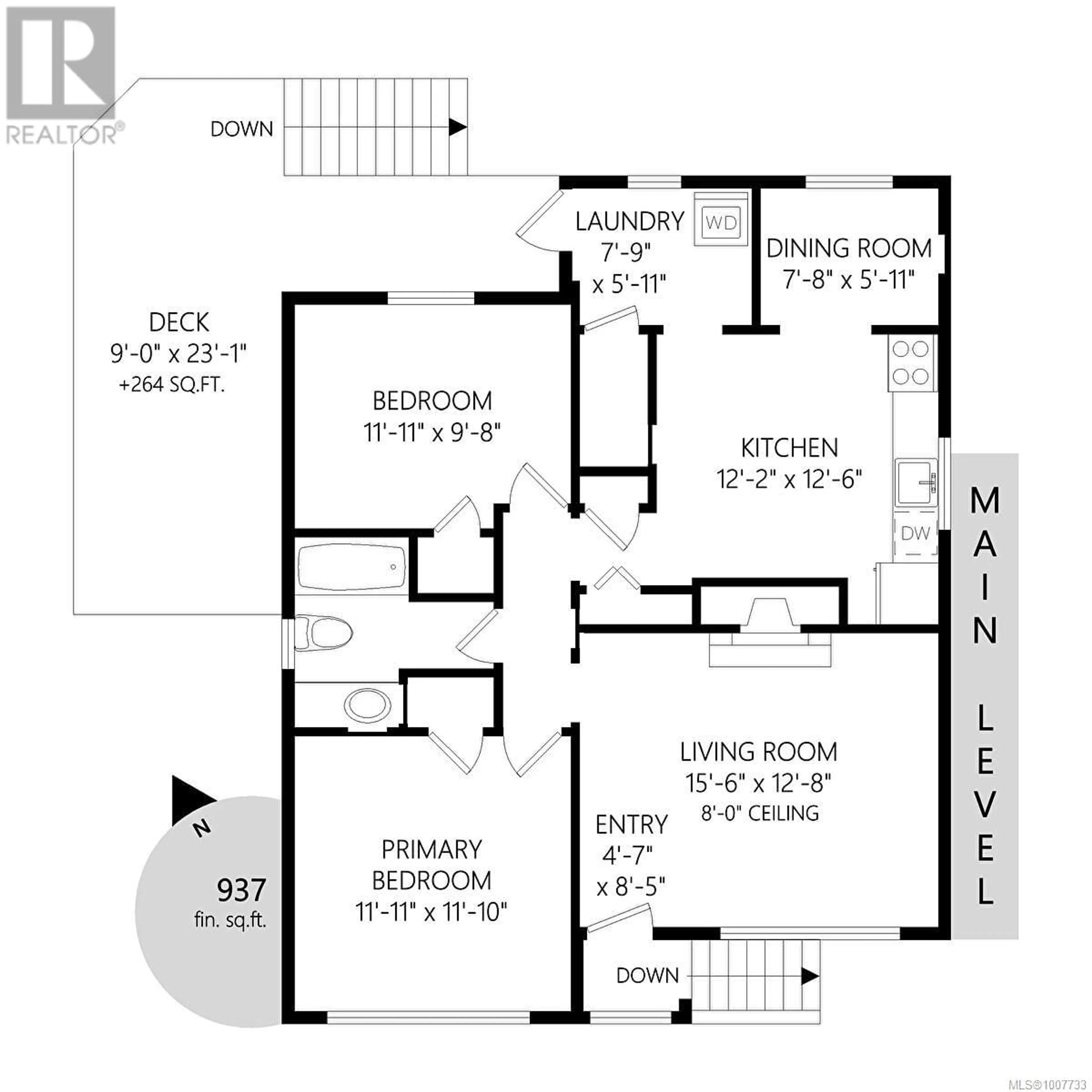 Floor plan for 600 COWPER STREET, Saanich British Columbia V9A2E7