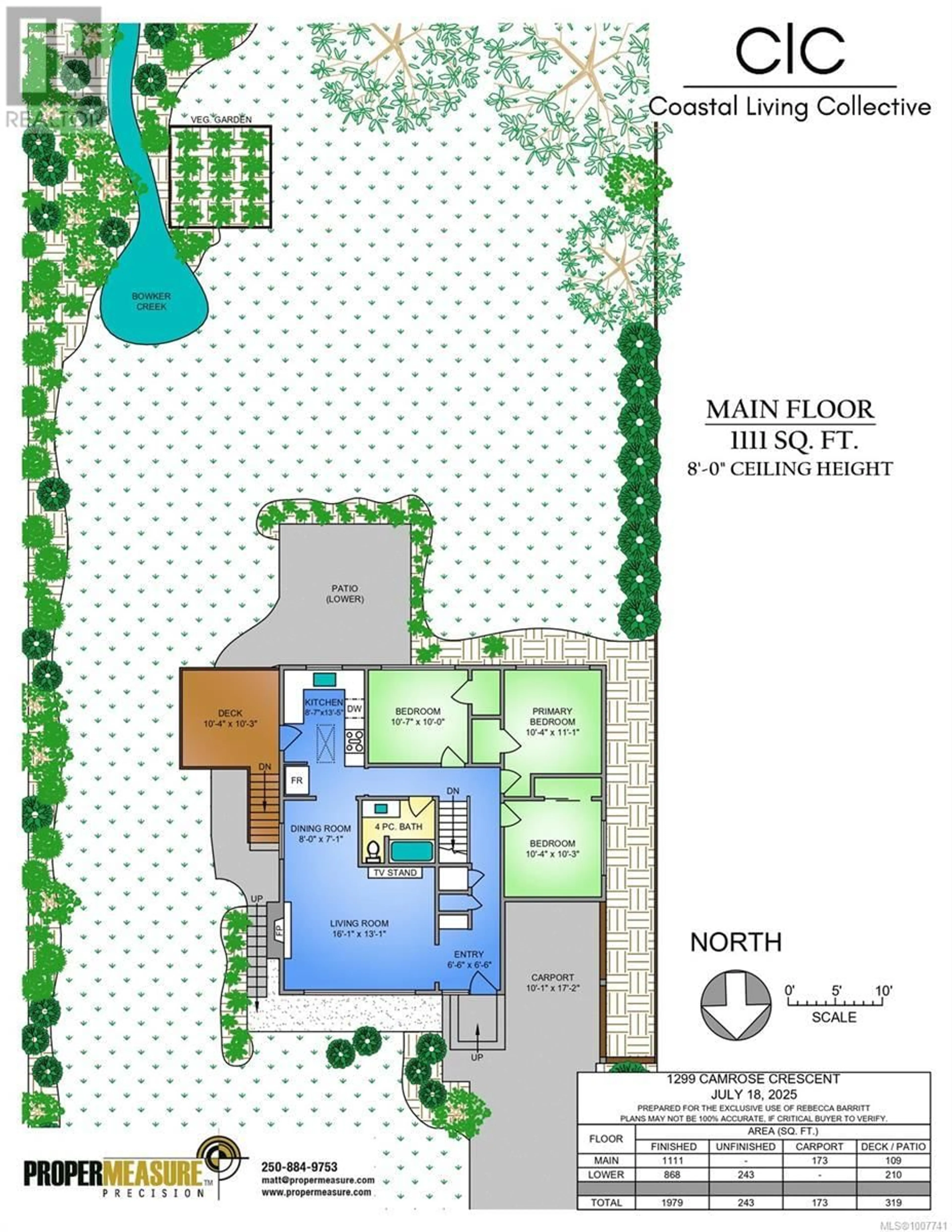 Floor plan for 1299 CAMROSE CRESCENT, Saanich British Columbia V8P1N6