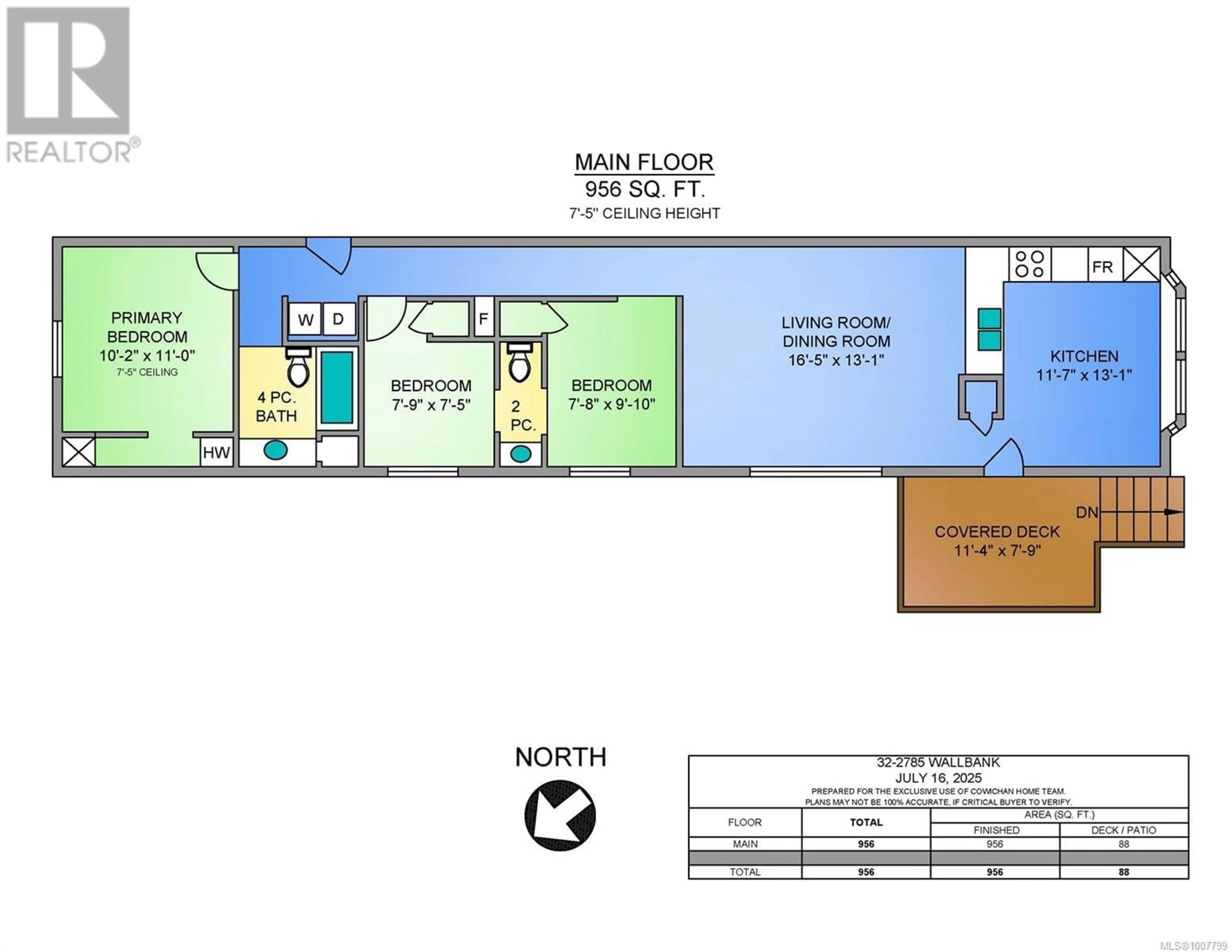Floor plan for 32 - 2785 WALLBANK ROAD, Shawnigan Lake British Columbia V8H2A5