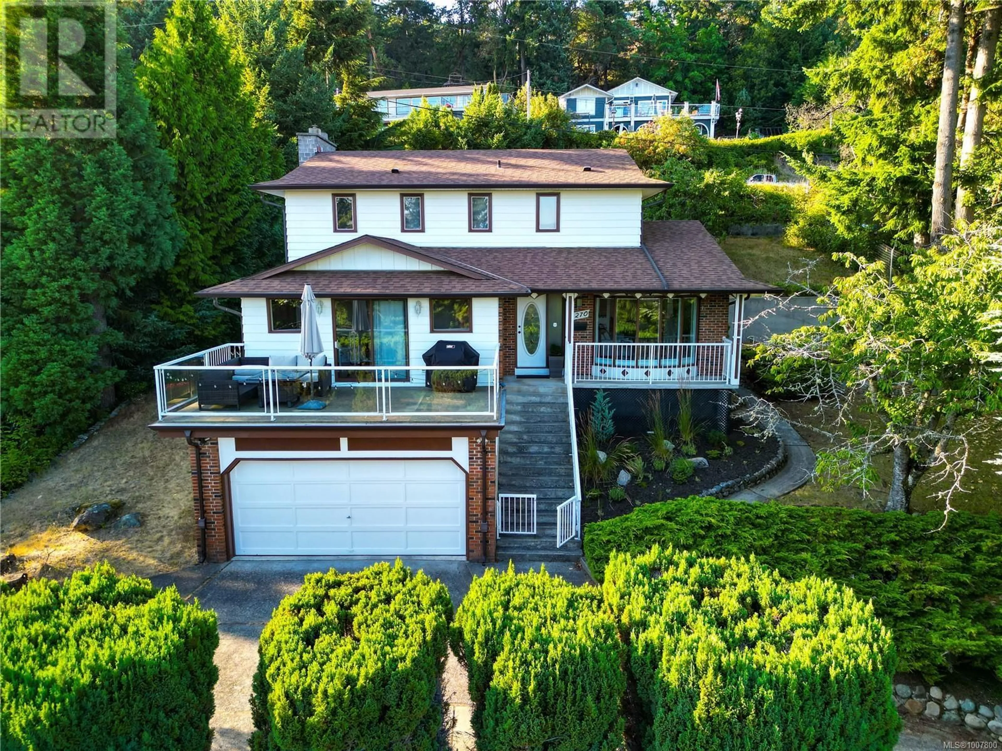 A pic from outside/outdoor area/front of a property/back of a property/a pic from drone, street for 3270 SMUGGLERS HILL DRIVE, Nanaimo British Columbia V9R1T8