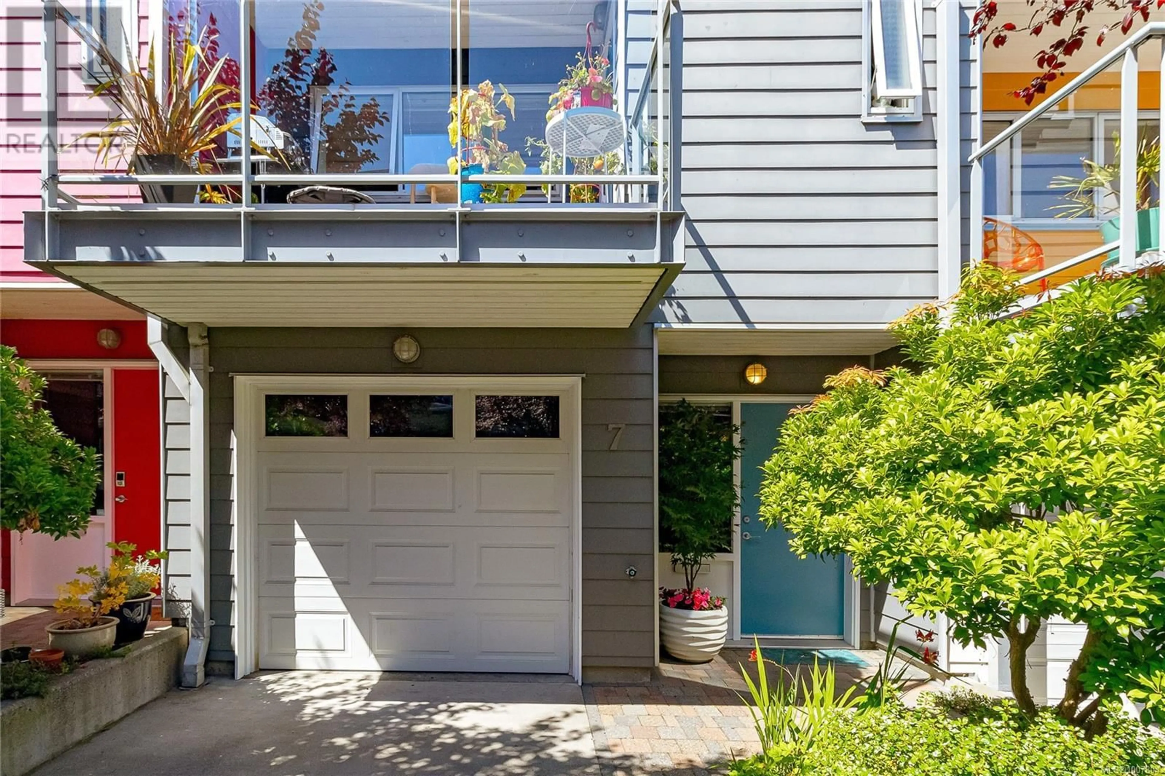 Home with vinyl exterior material, street for 7 - 795 CENTRAL SPUR ROAD, Victoria British Columbia V9A7R3