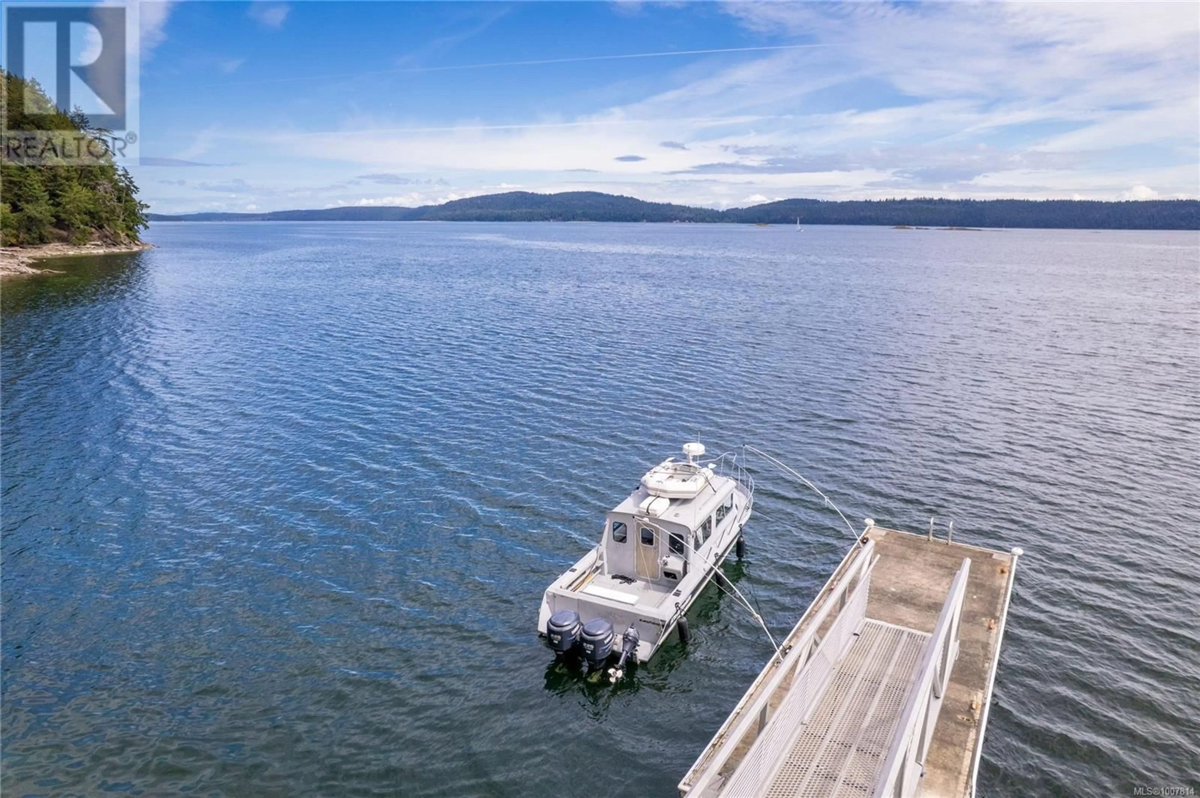 A pic from outside/outdoor area/front of a property/back of a property/a pic from drone, water/lake/river/ocean view for 144 SUNRISE POINT ROAD, Thetis Island British Columbia V0R2Y0