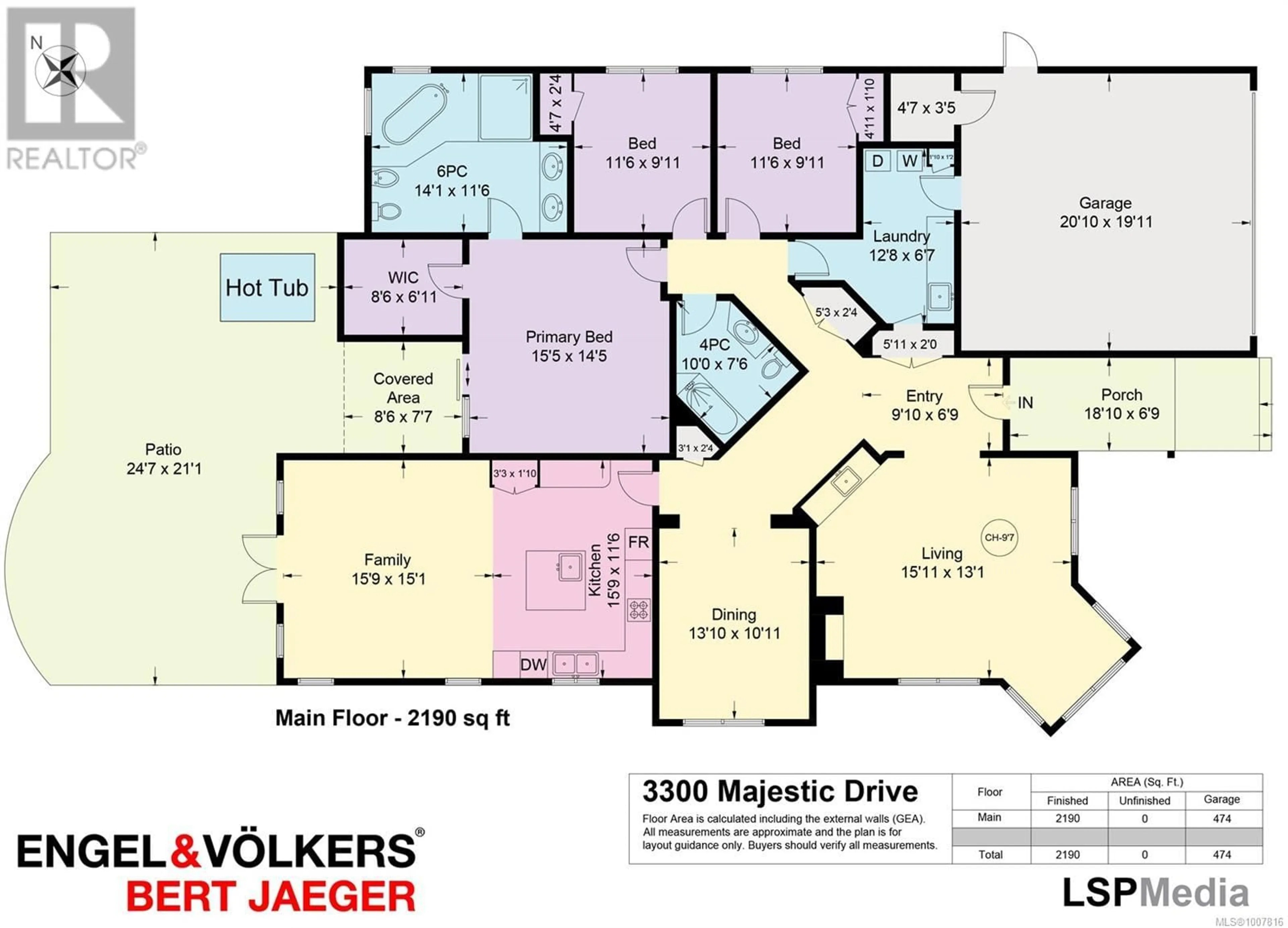 Floor plan for 3300 MAJESTIC DRIVE, Courtenay British Columbia V9N9X5