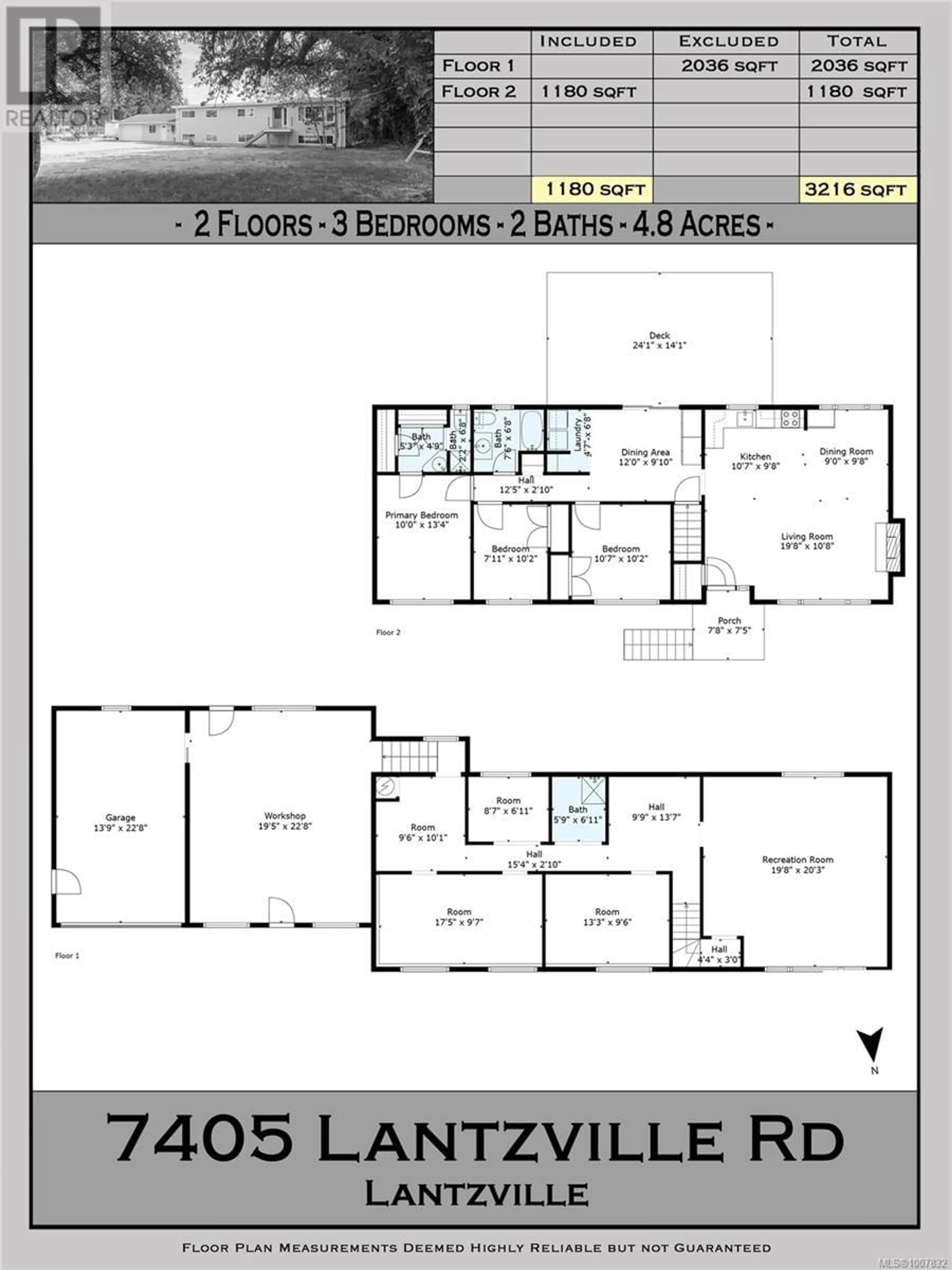 Floor plan for 7405 LANTZVILLE ROAD, Lantzville British Columbia V0R2H0