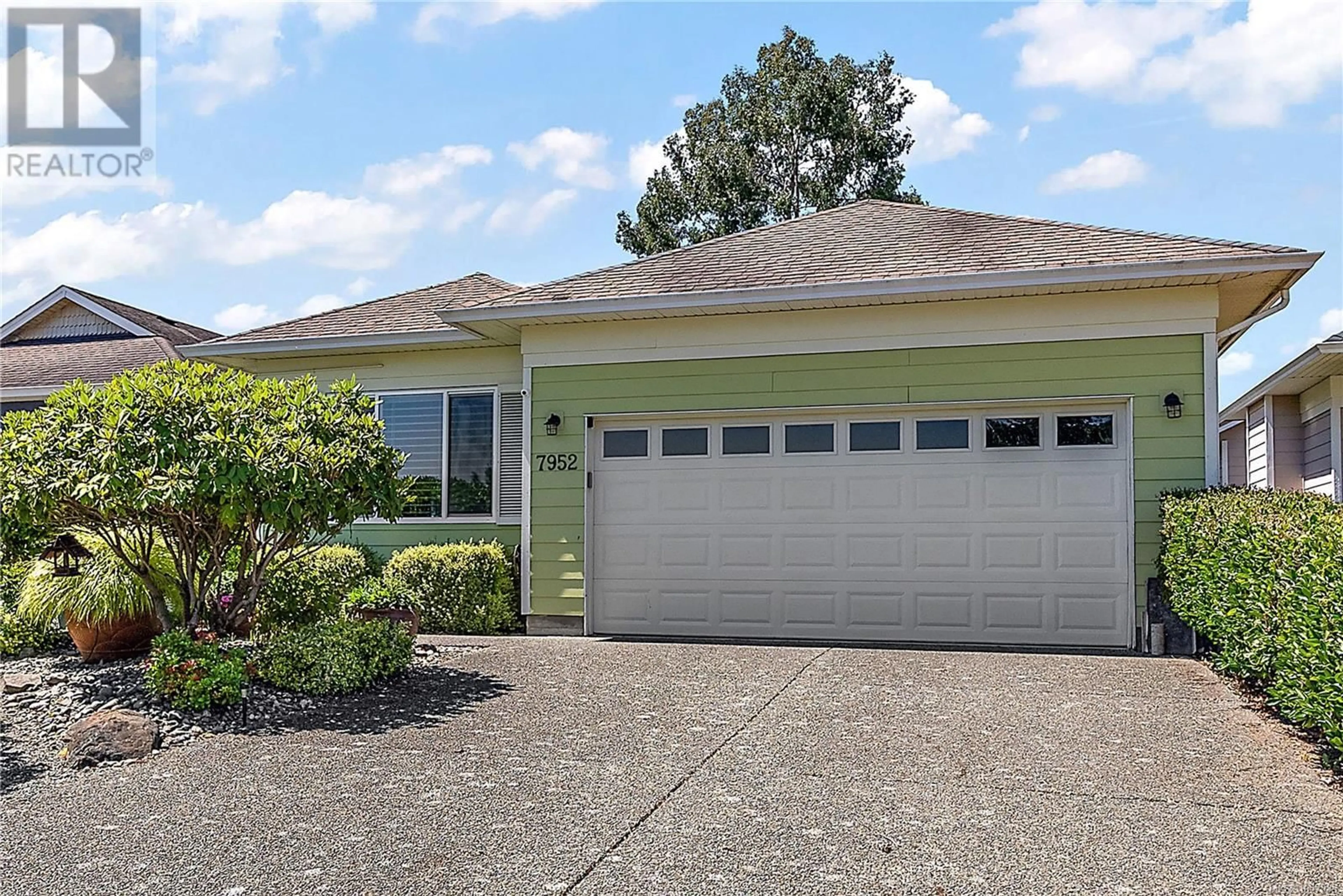 Home with vinyl exterior material, street for 7952 POLO PARK CRESCENT, Central Saanich British Columbia V8M2J4