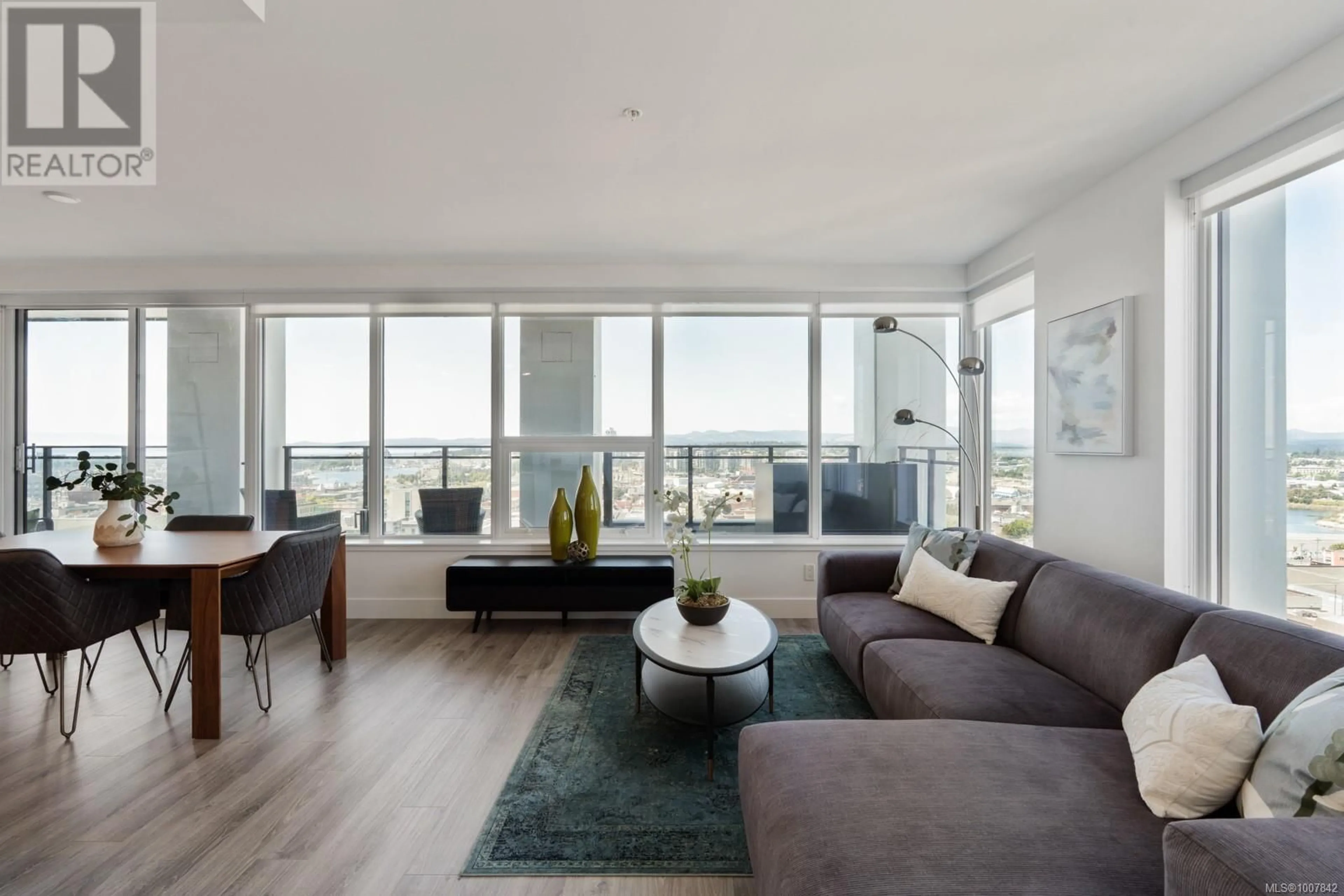 Living room with furniture, unknown for 1403 - 777 HERALD STREET SOUTH, Victoria British Columbia V8T0C7