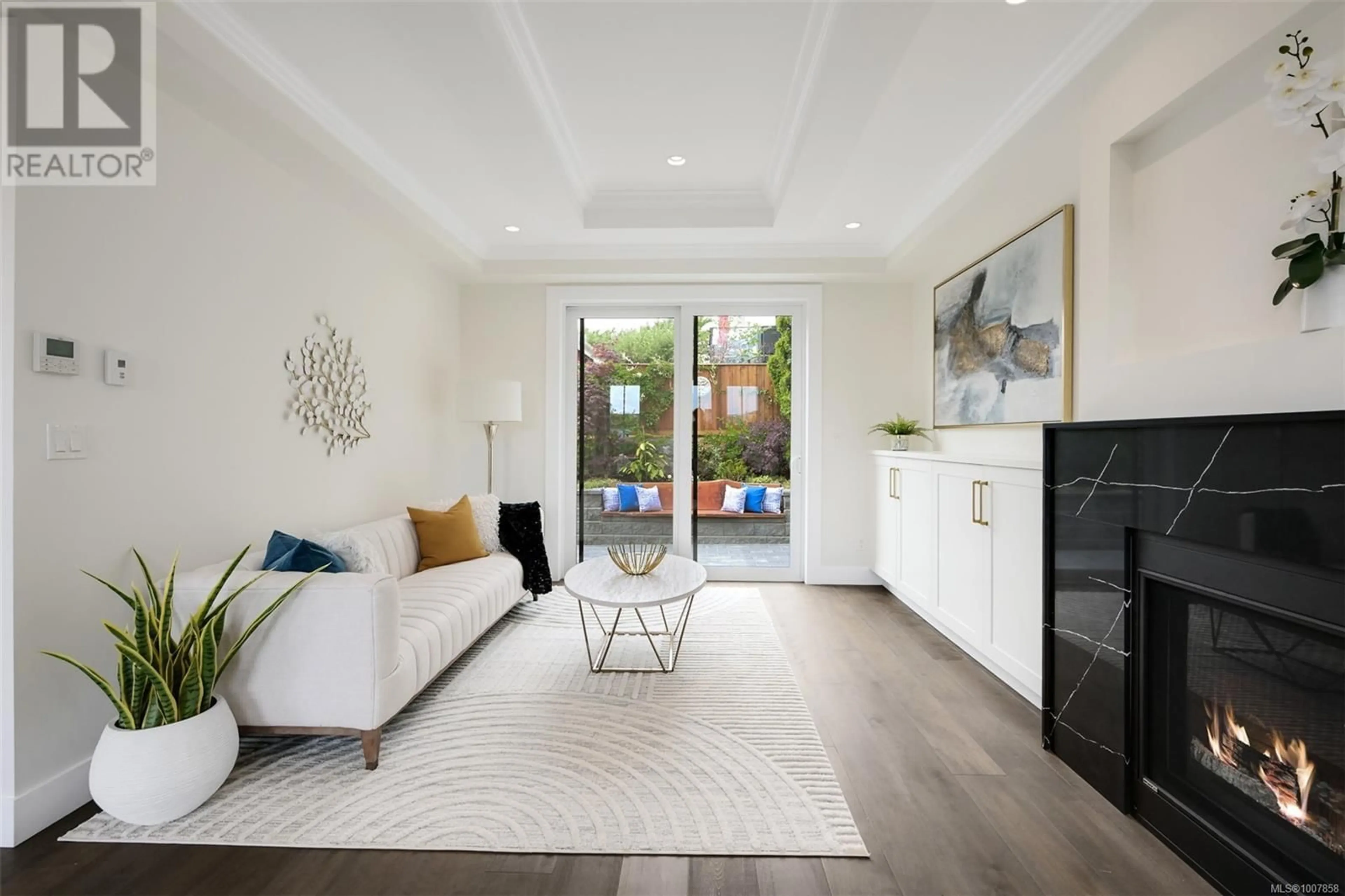 Living room with furniture, ceramic/tile floor for 720 ALSTON STREET, Victoria British Columbia V9A3K5