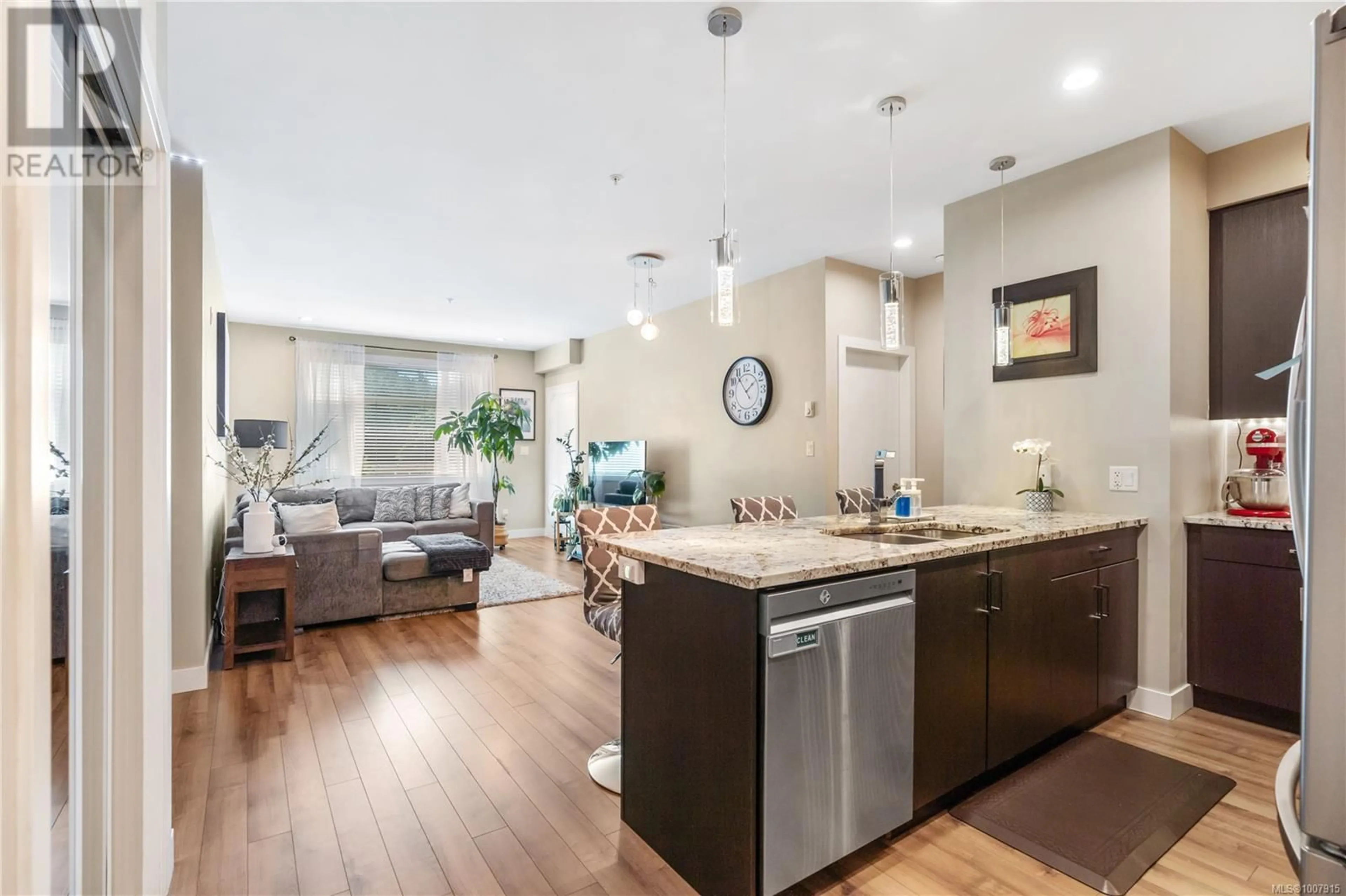 Open concept kitchen, unknown for 313 - 2655 SOOKE ROAD, Langford British Columbia V9B1Y3