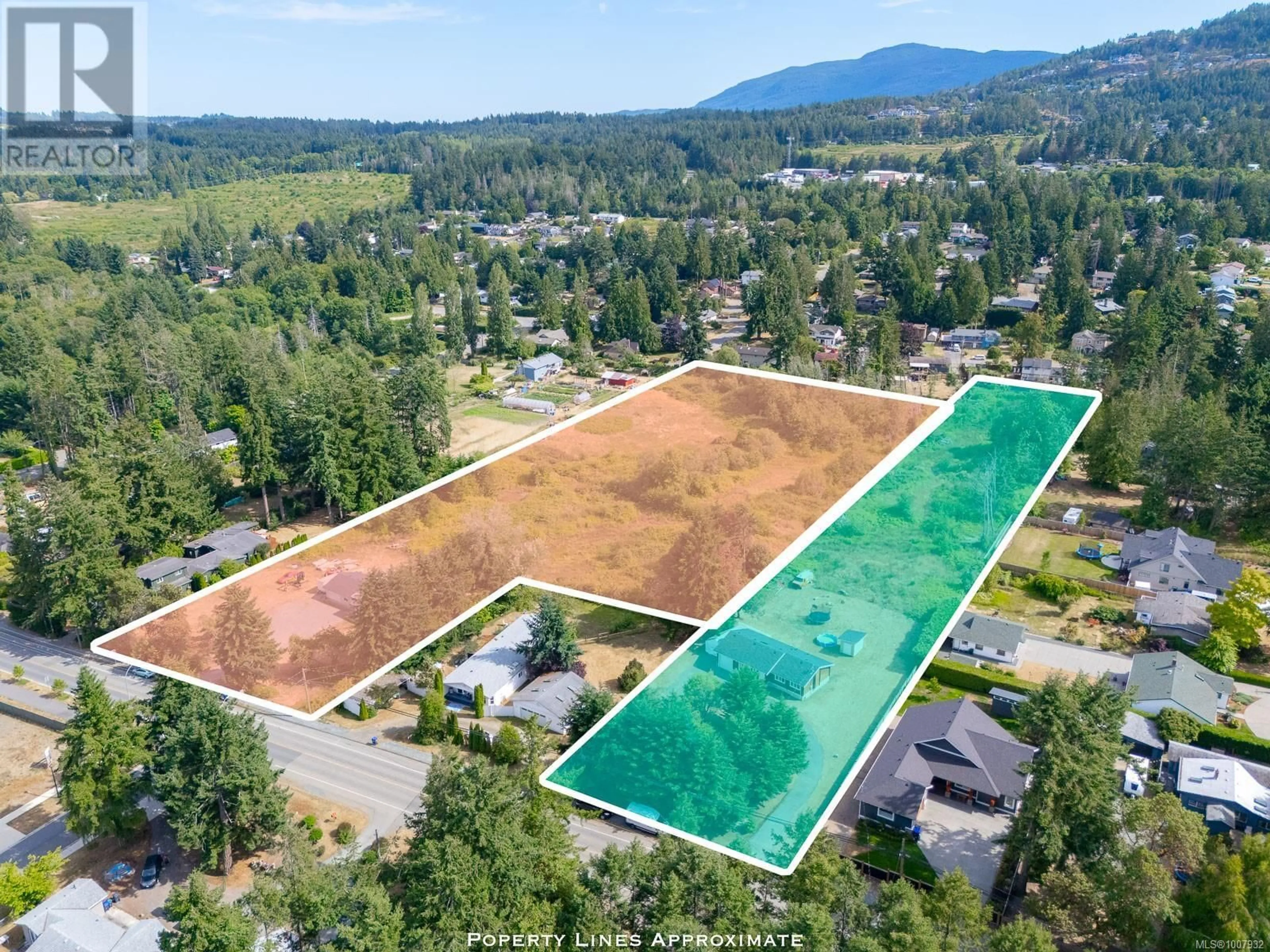 A pic from outside/outdoor area/front of a property/back of a property/a pic from drone, mountain view for 7405/7425 LANTZVILLE ROAD, Lantzville British Columbia V0R2H0