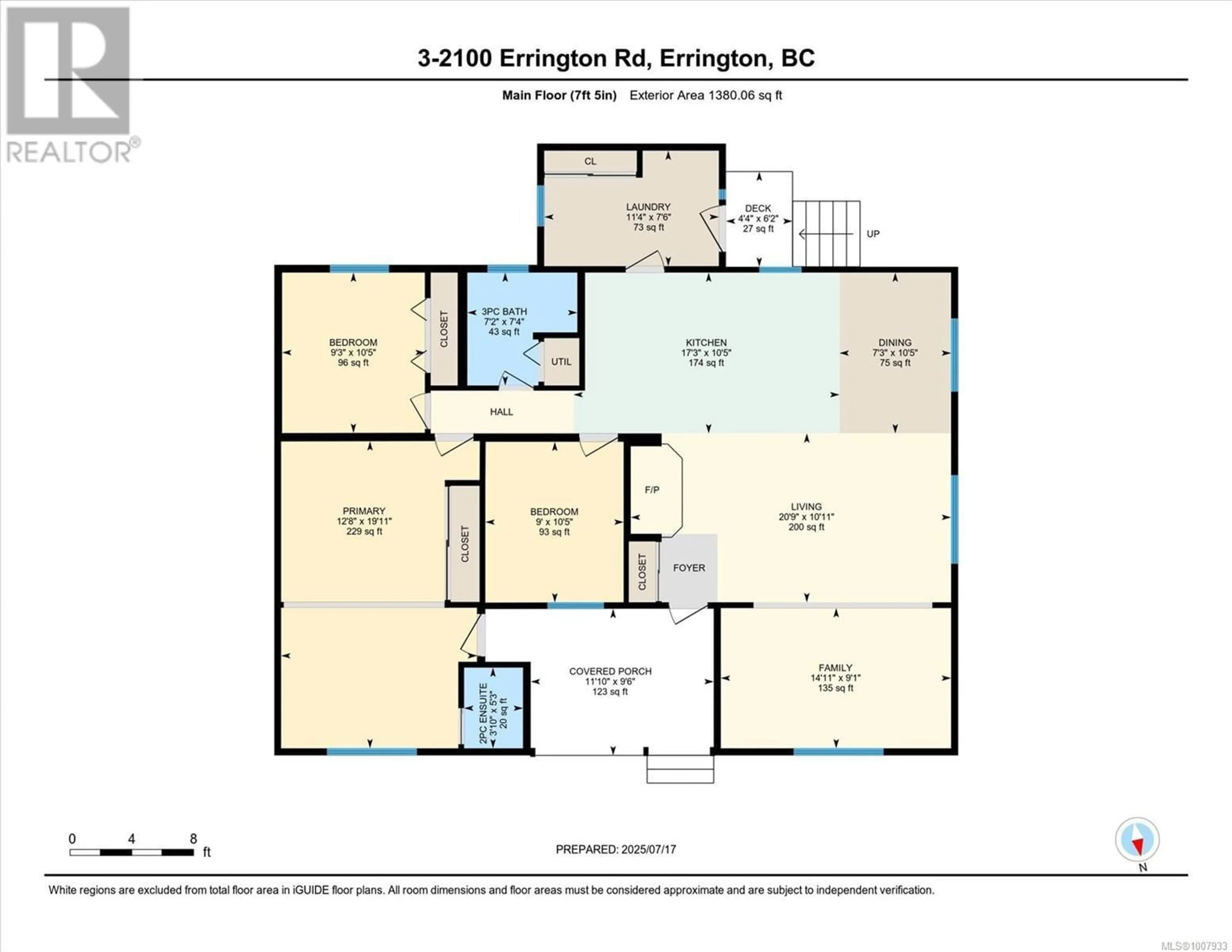 Floor plan for 3 - 2100 ERRINGTON ROAD, Errington British Columbia V0R1V0