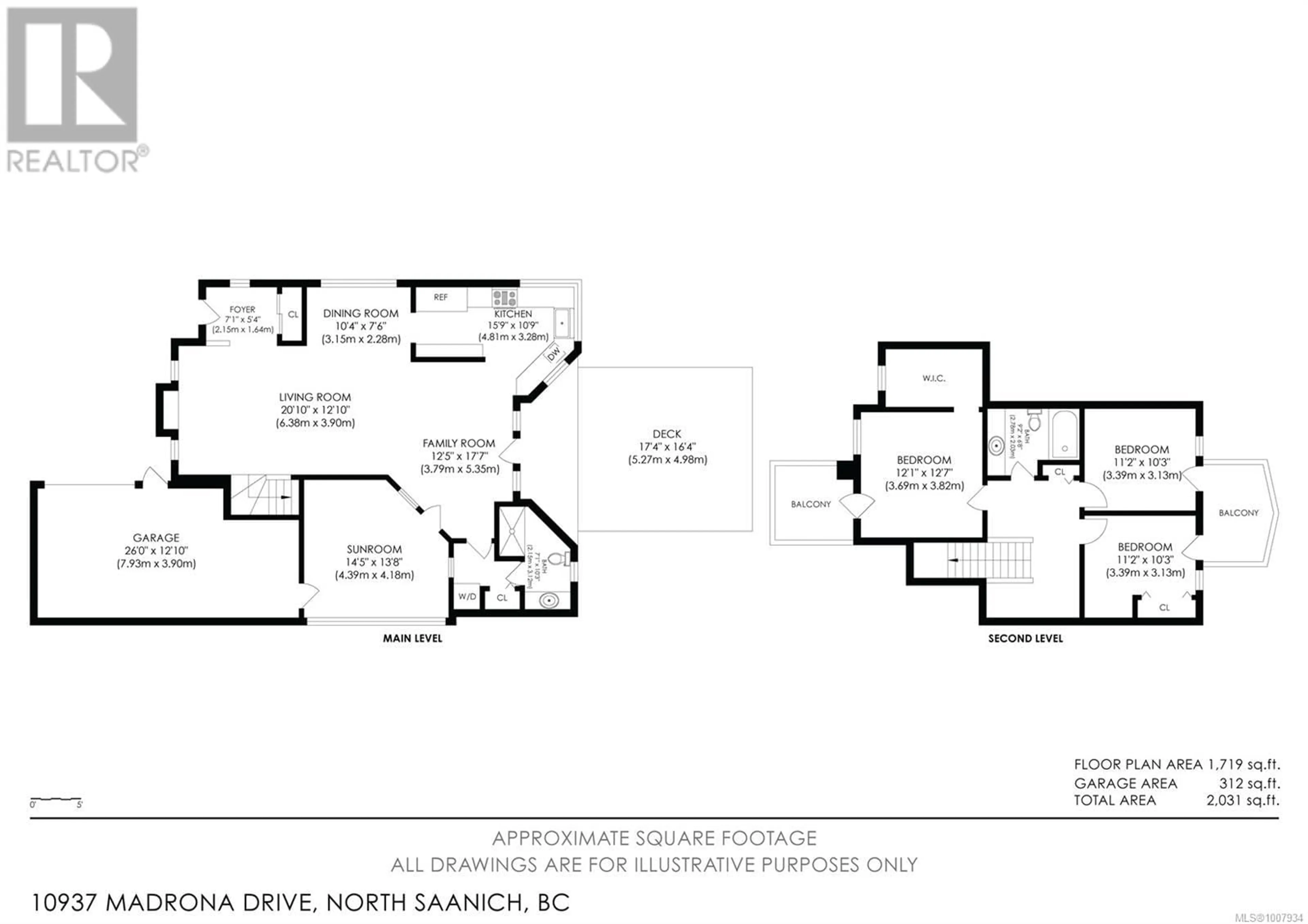 Floor plan for 10937 MADRONA DRIVE, North Saanich British Columbia V8L5P2