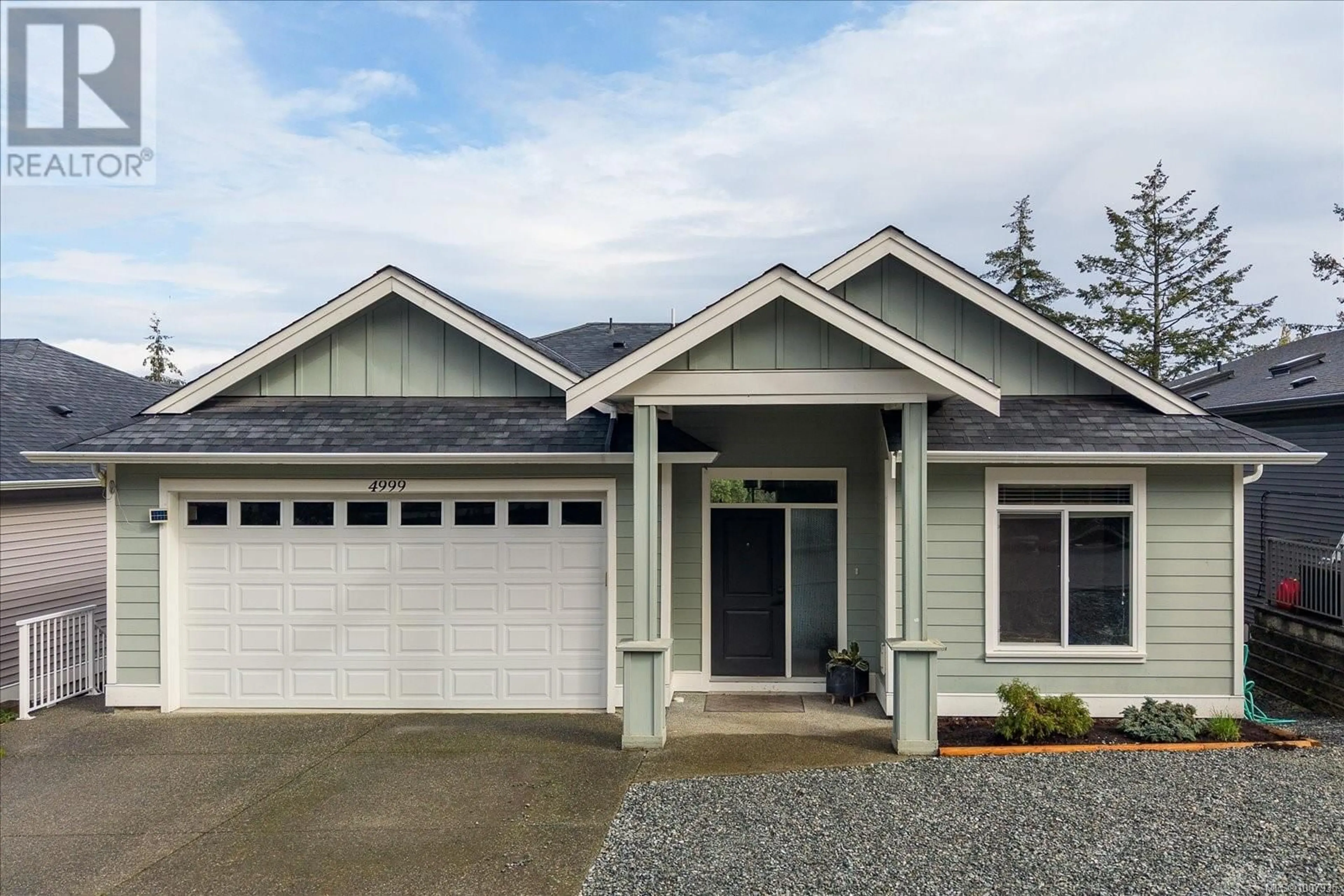 Home with vinyl exterior material, street for 4999 DUNN PLACE, Nanaimo British Columbia V9T6S9