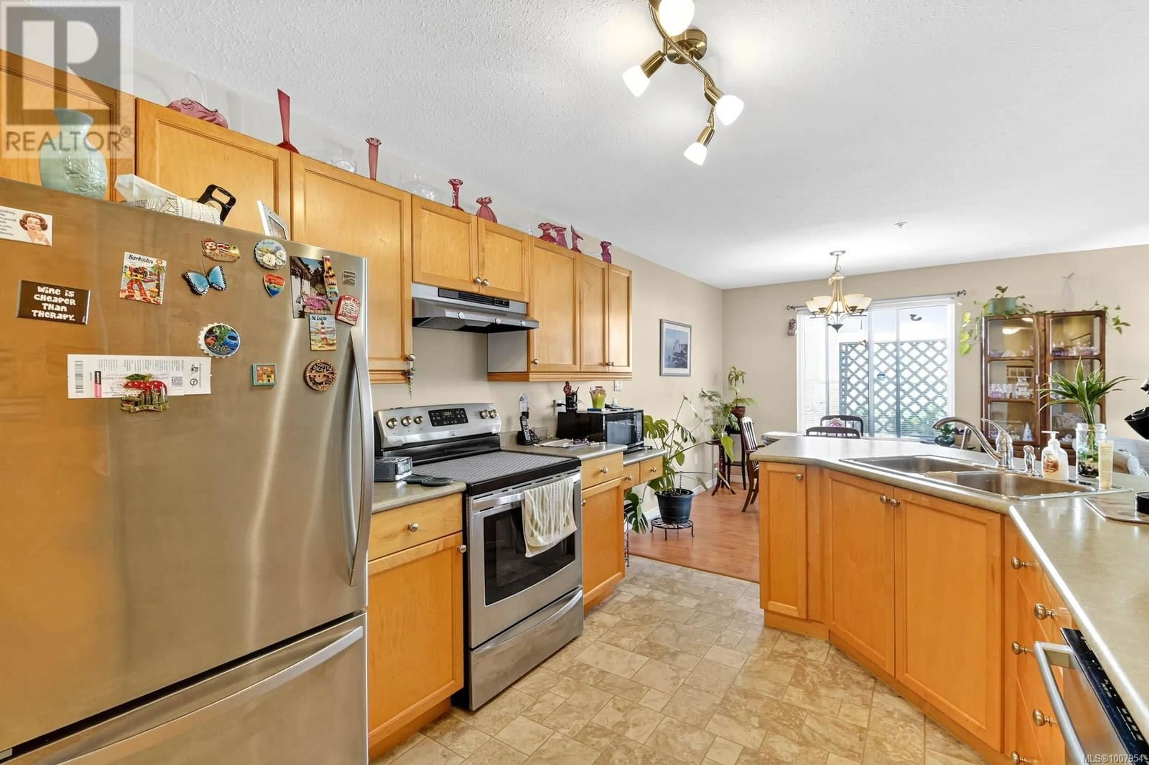 Standard kitchen, ceramic/tile floor for 108 - 2825 3RD AVENUE, Port Alberni British Columbia V9Y2A9