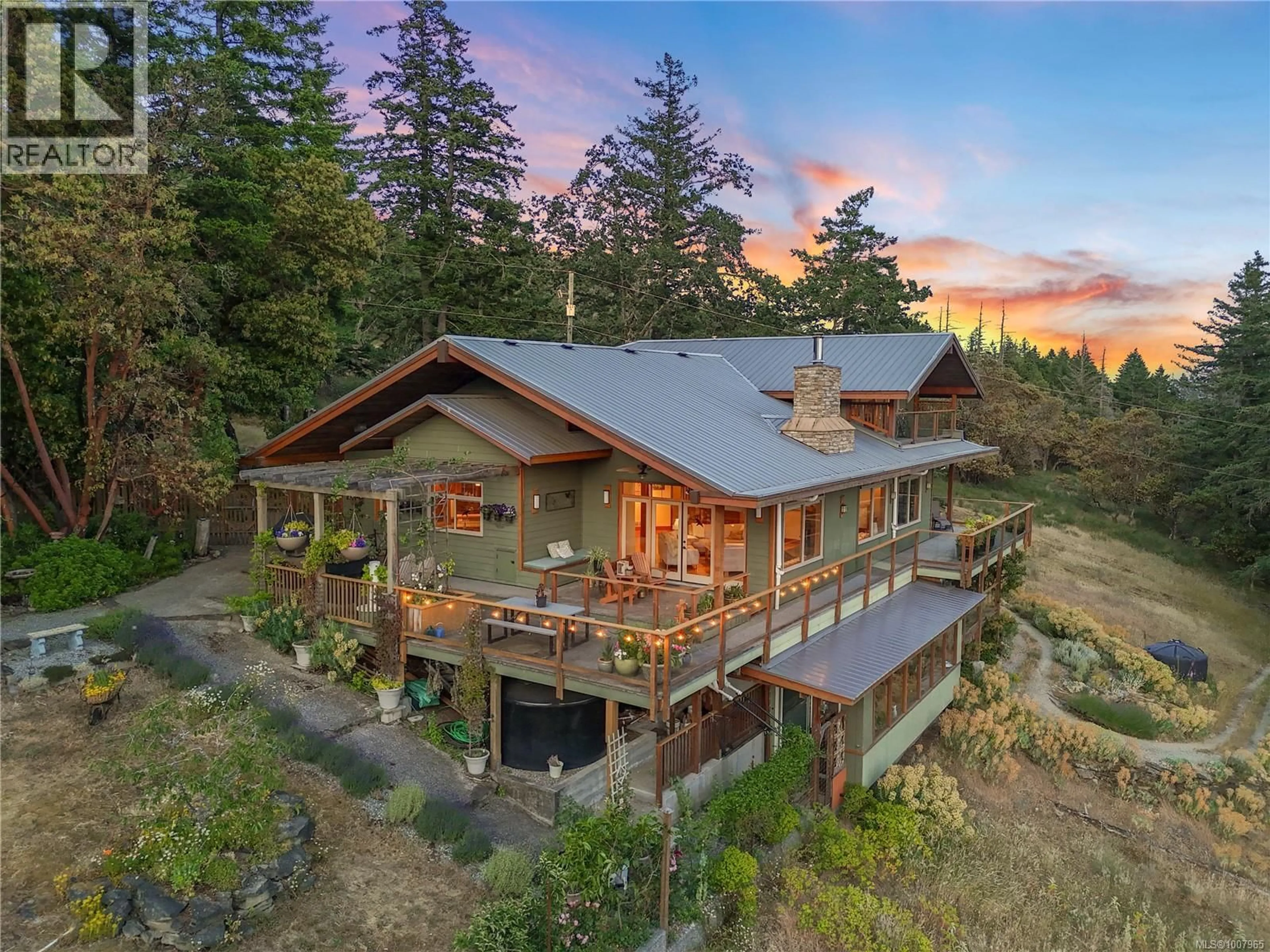 A pic from outside/outdoor area/front of a property/back of a property/a pic from drone, unknown for 248 SUNEAGLE DRIVE, Salt Spring British Columbia V8K1E5