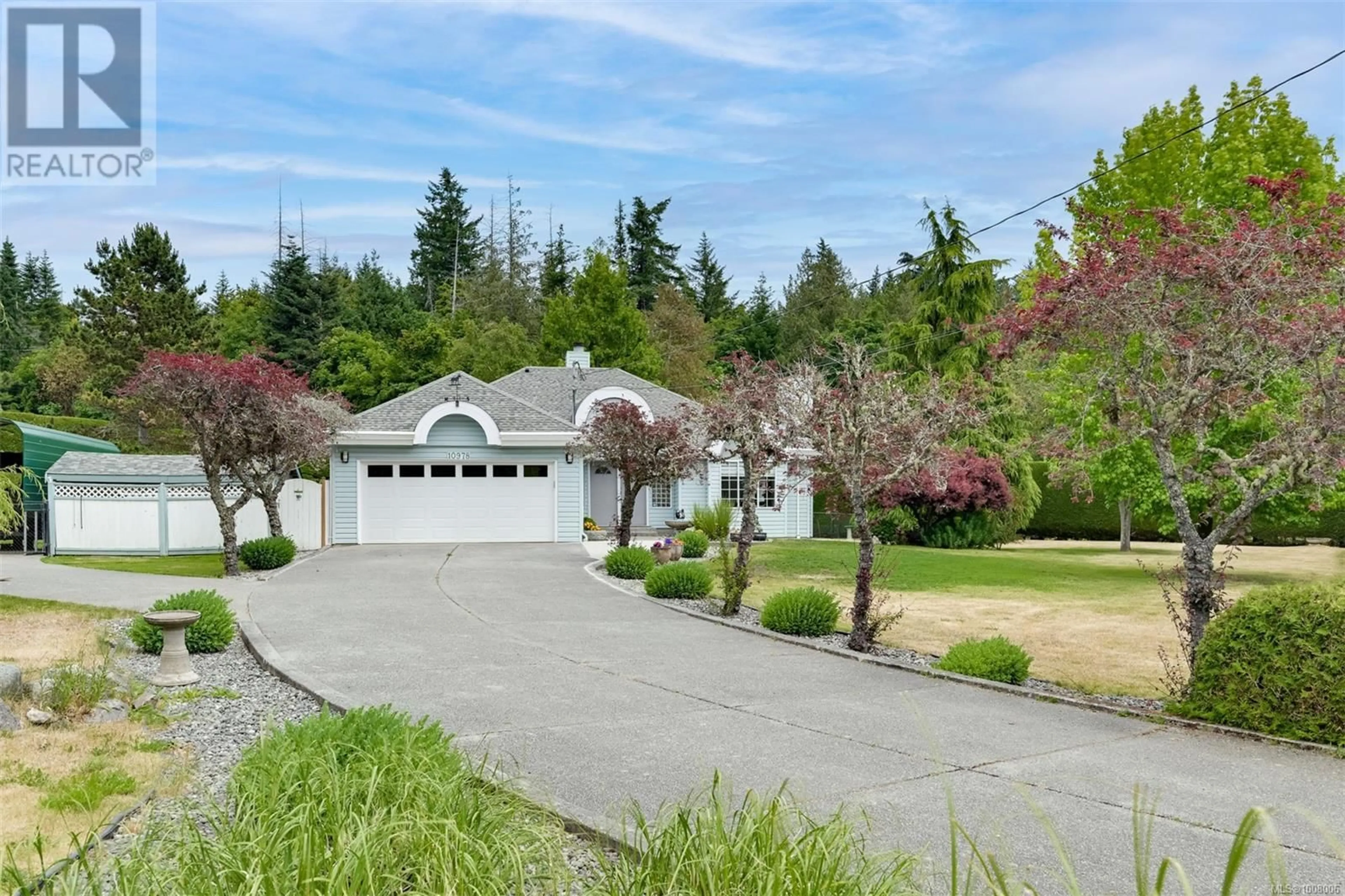 Home with vinyl exterior material, street for 10978 CEDAR LANE, North Saanich British Columbia V8L5R1