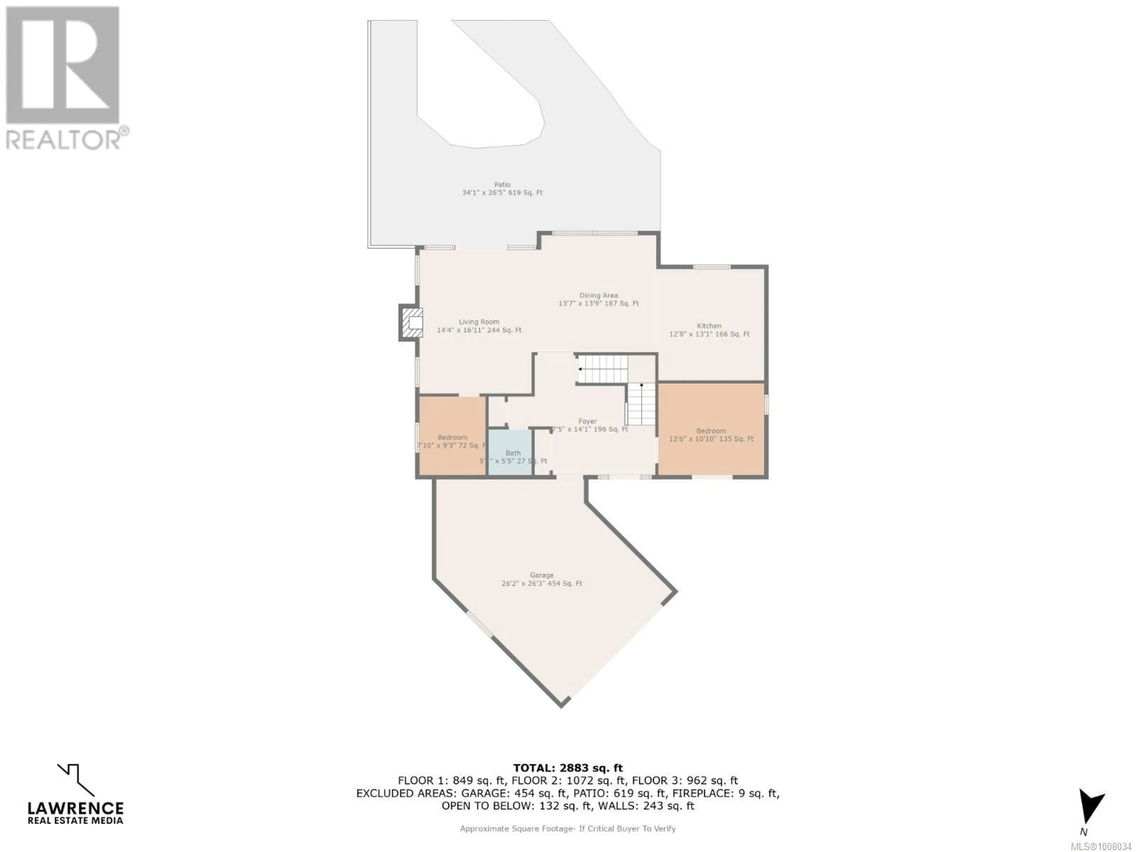 Floor plan for 3927 DRUCE LANE, Saanich British Columbia V8P0A2