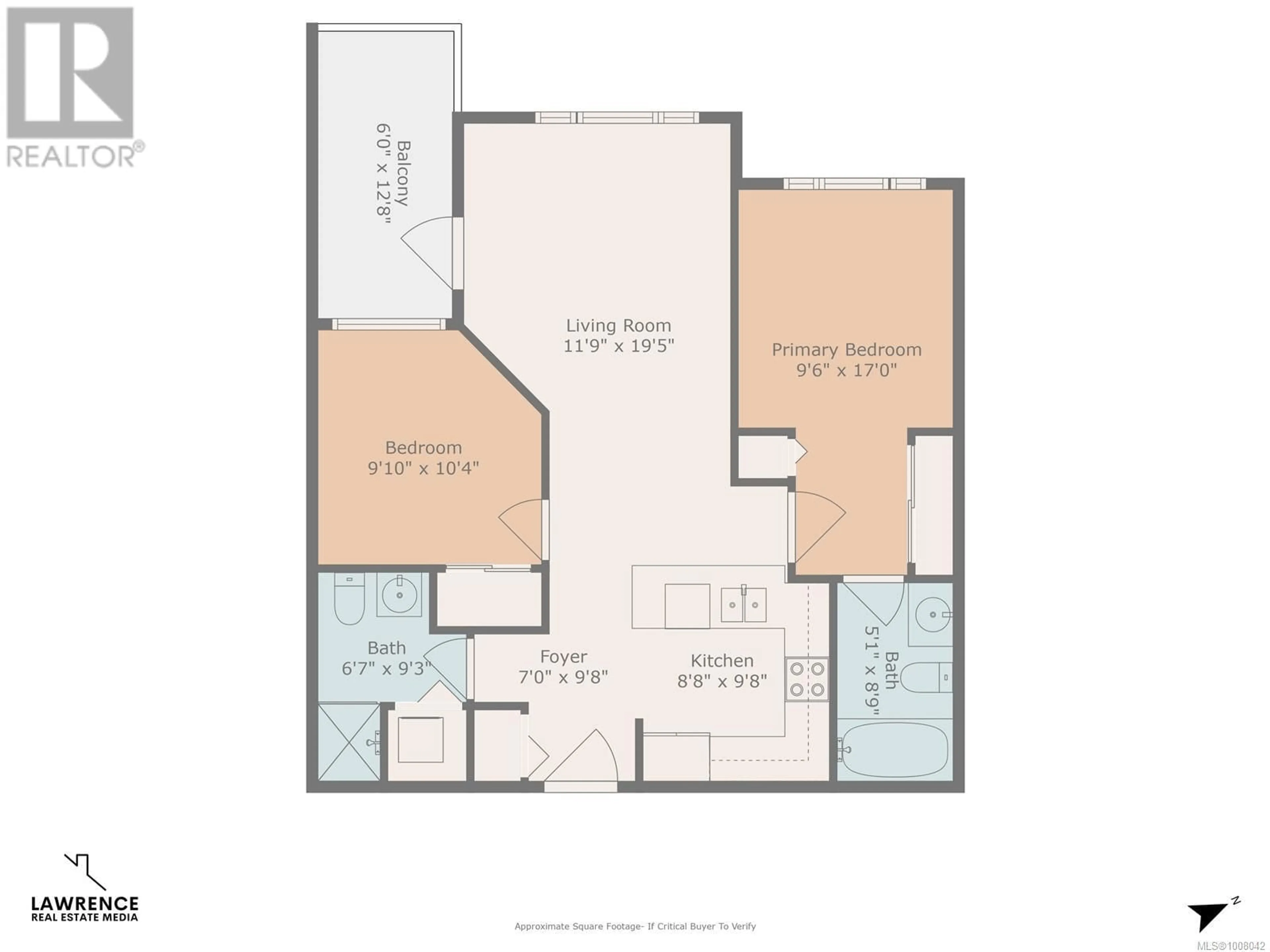 Floor plan for 307 - 844 GOLDSTREAM AVENUE, Langford British Columbia V9B2X7