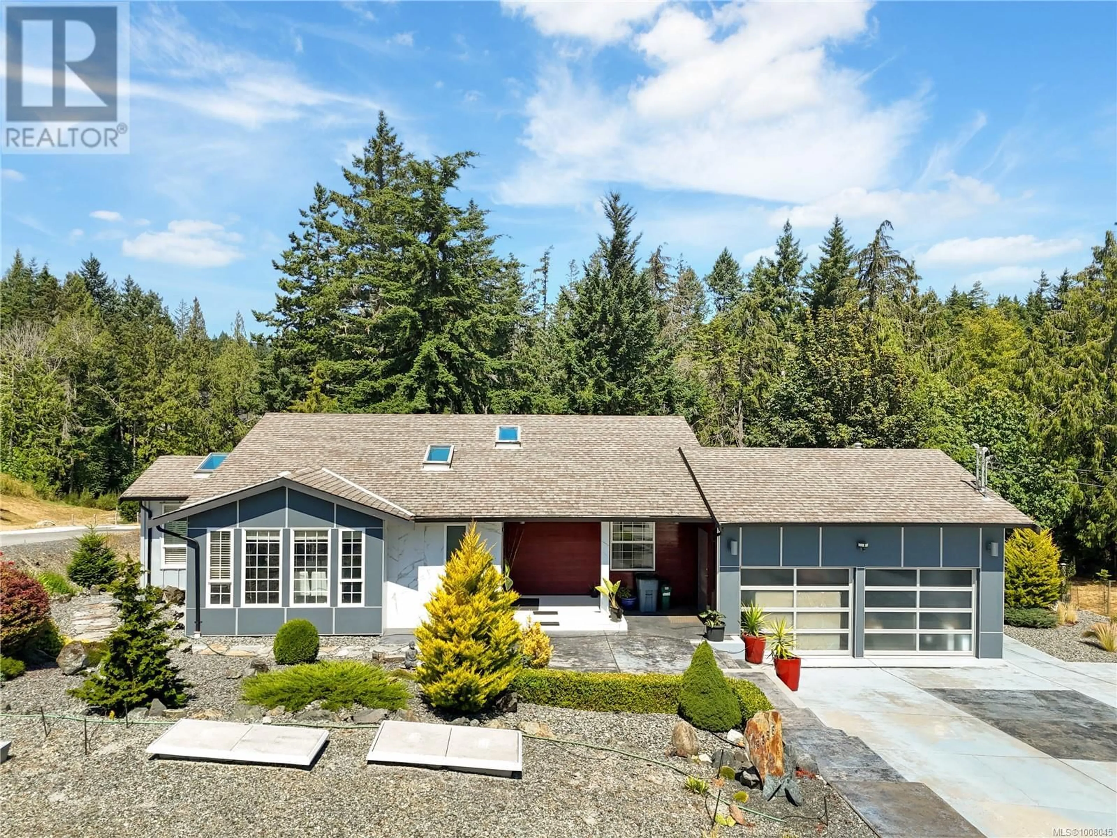 Home with vinyl exterior material, mountain view for 6856 BURR DRIVE, Sooke British Columbia V9Z0L1