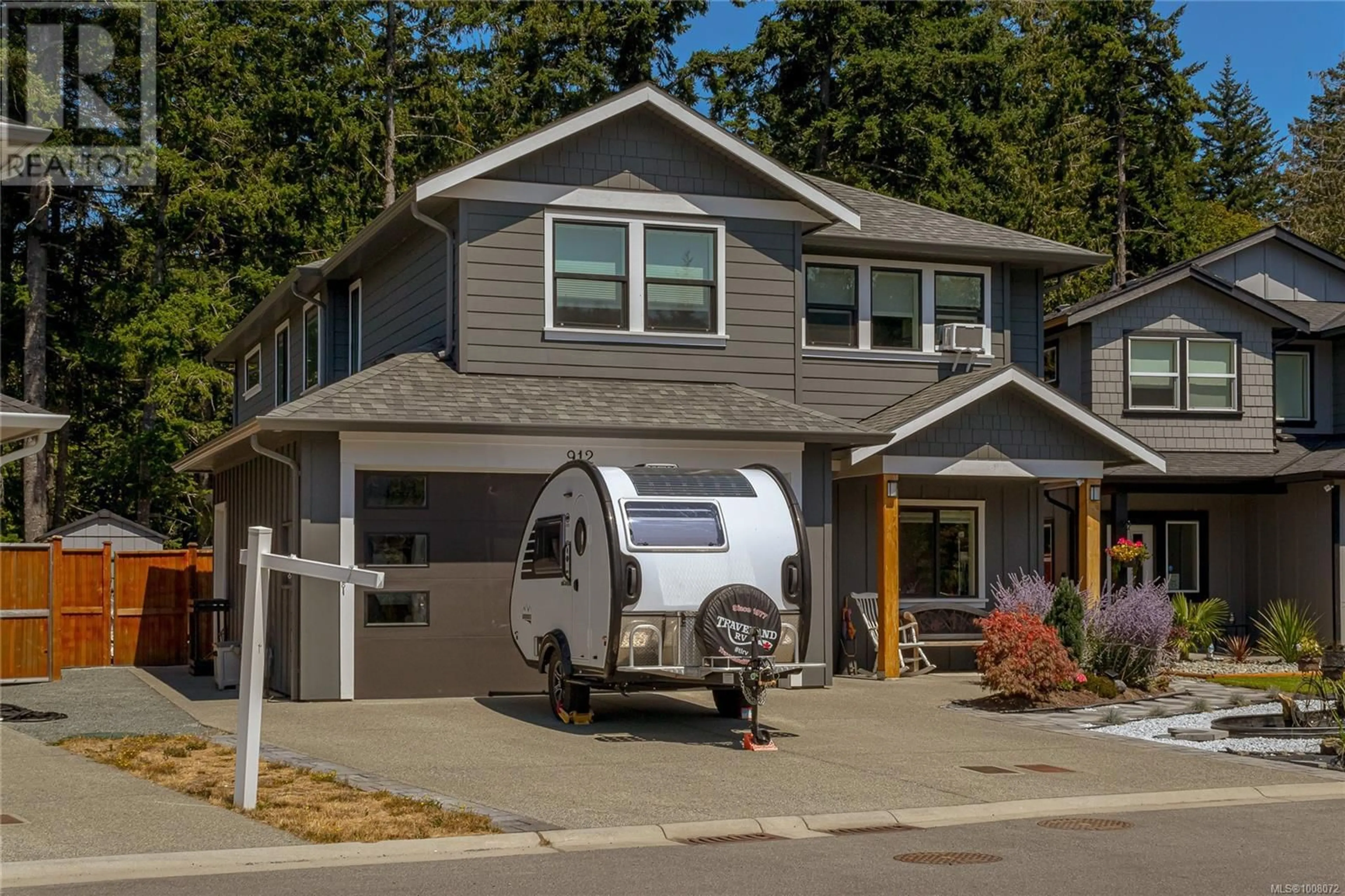 Home with vinyl exterior material, street for 912 BLAKEON PLACE, Langford British Columbia V9C0R3
