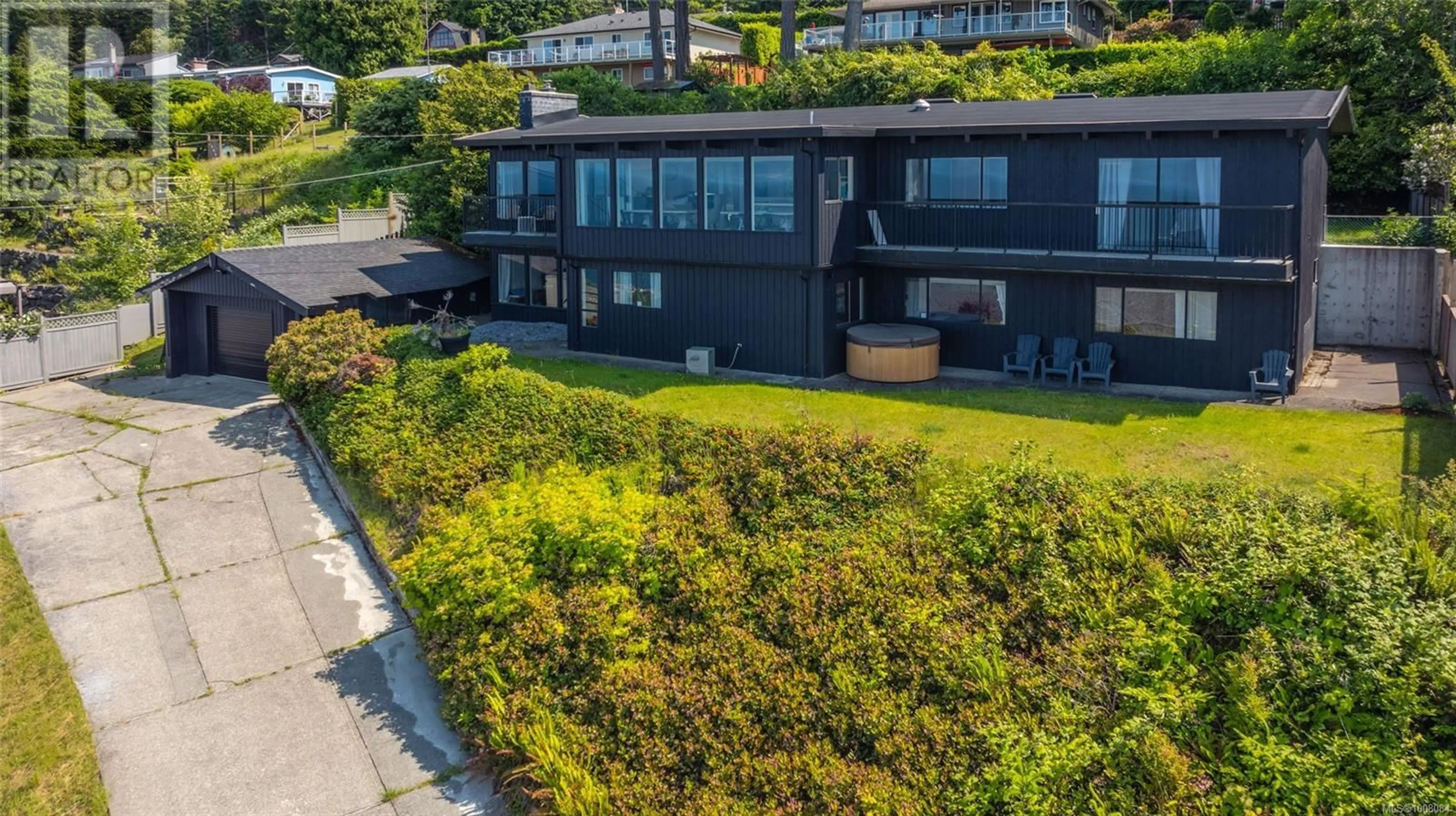 A pic from outside/outdoor area/front of a property/back of a property/a pic from drone, unknown for 5343 DEWAR ROAD, Nanaimo British Columbia V9T5G1