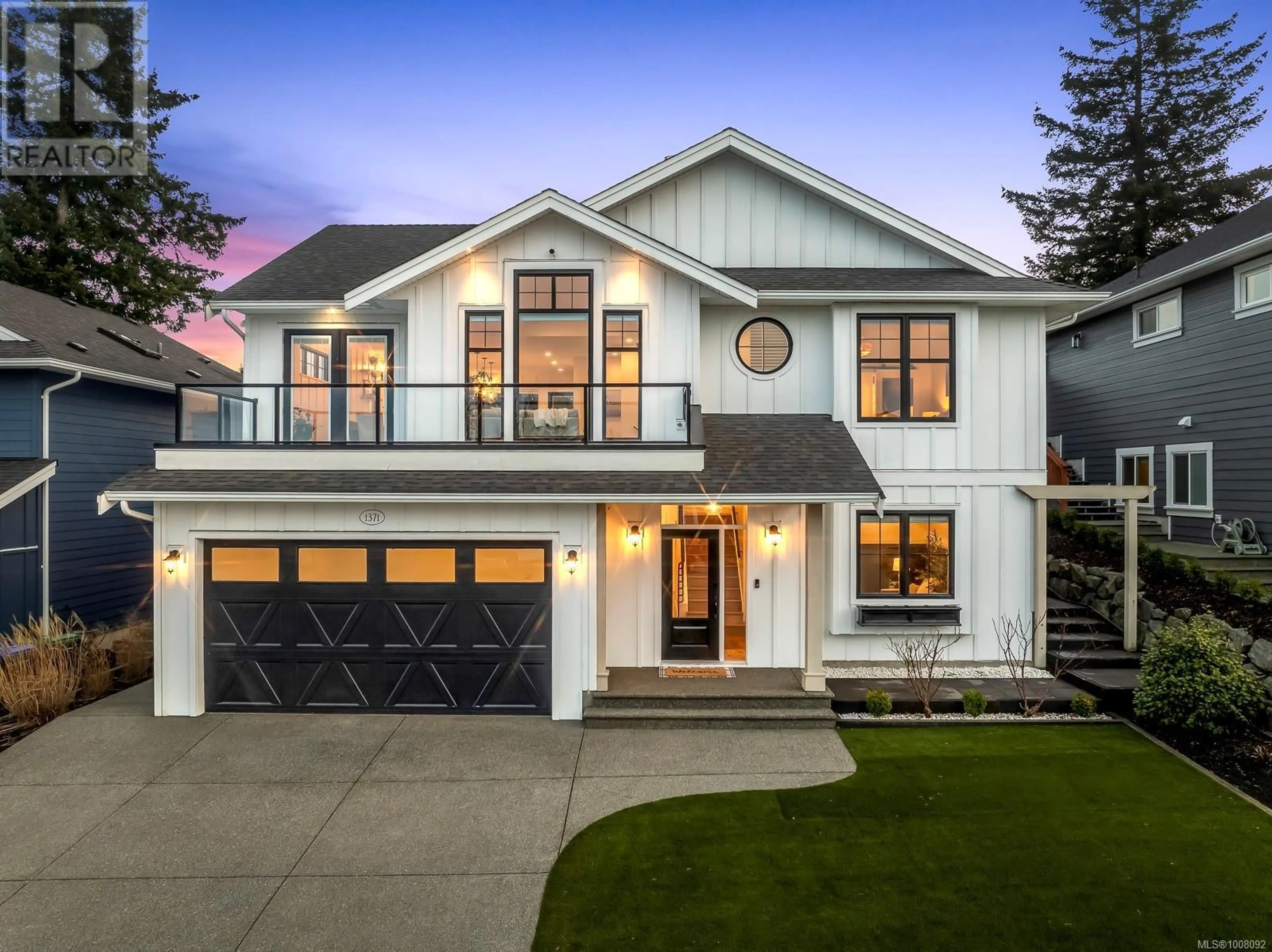 Home with vinyl exterior material, street for 1371 CROWN ISLE BOULEVARD, Courtenay British Columbia V9N0E2