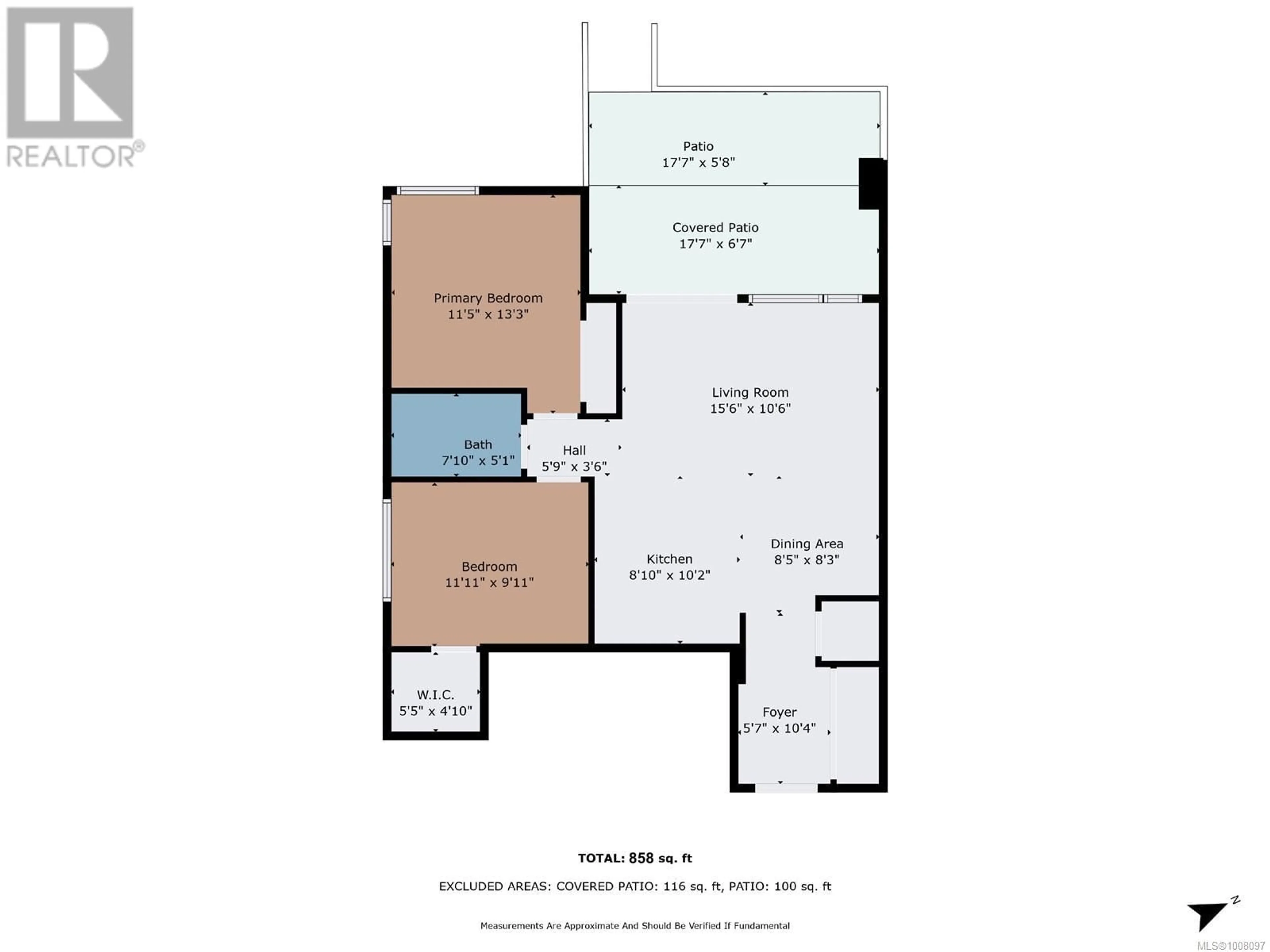Floor plan for 104 - 135 HALIBURTON STREET, Nanaimo British Columbia V9R4V9