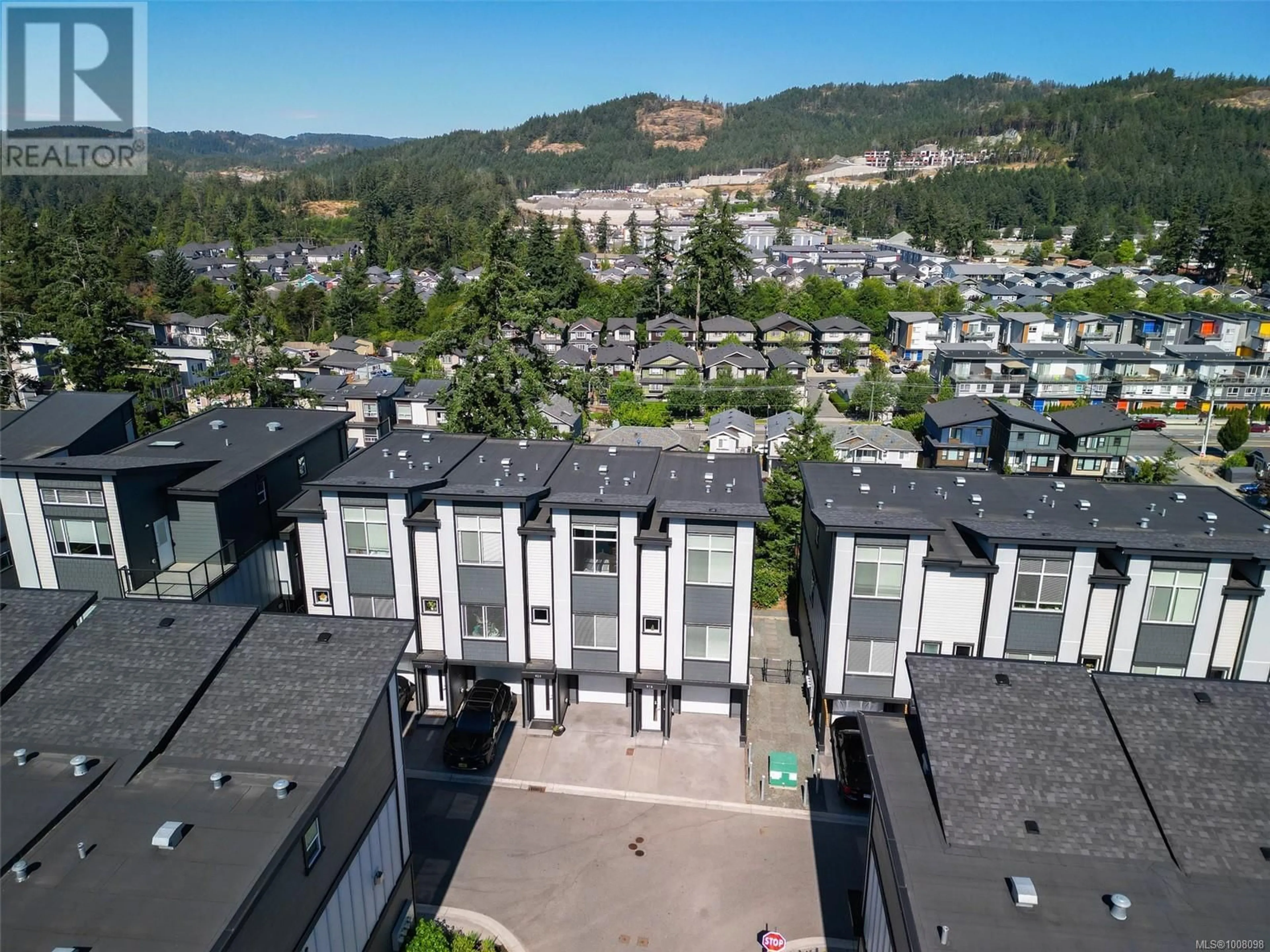 A pic from outside/outdoor area/front of a property/back of a property/a pic from drone, mountain view for 920 TURNSTONE RIDGE, Langford British Columbia V9C2Y4