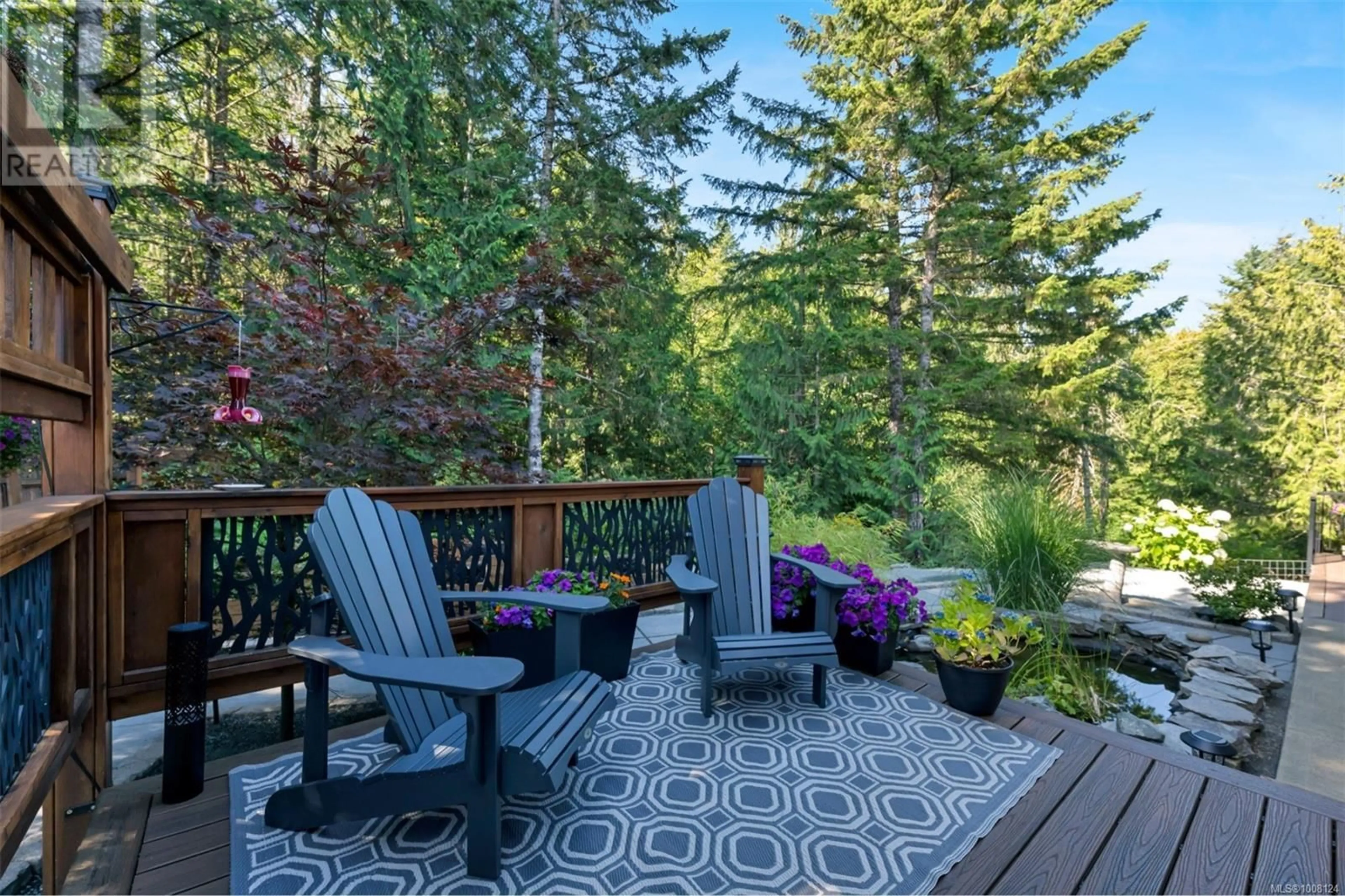 Patio, forest/trees view for 2260 BARON ROAD, Cobble Hill British Columbia V8H0K4