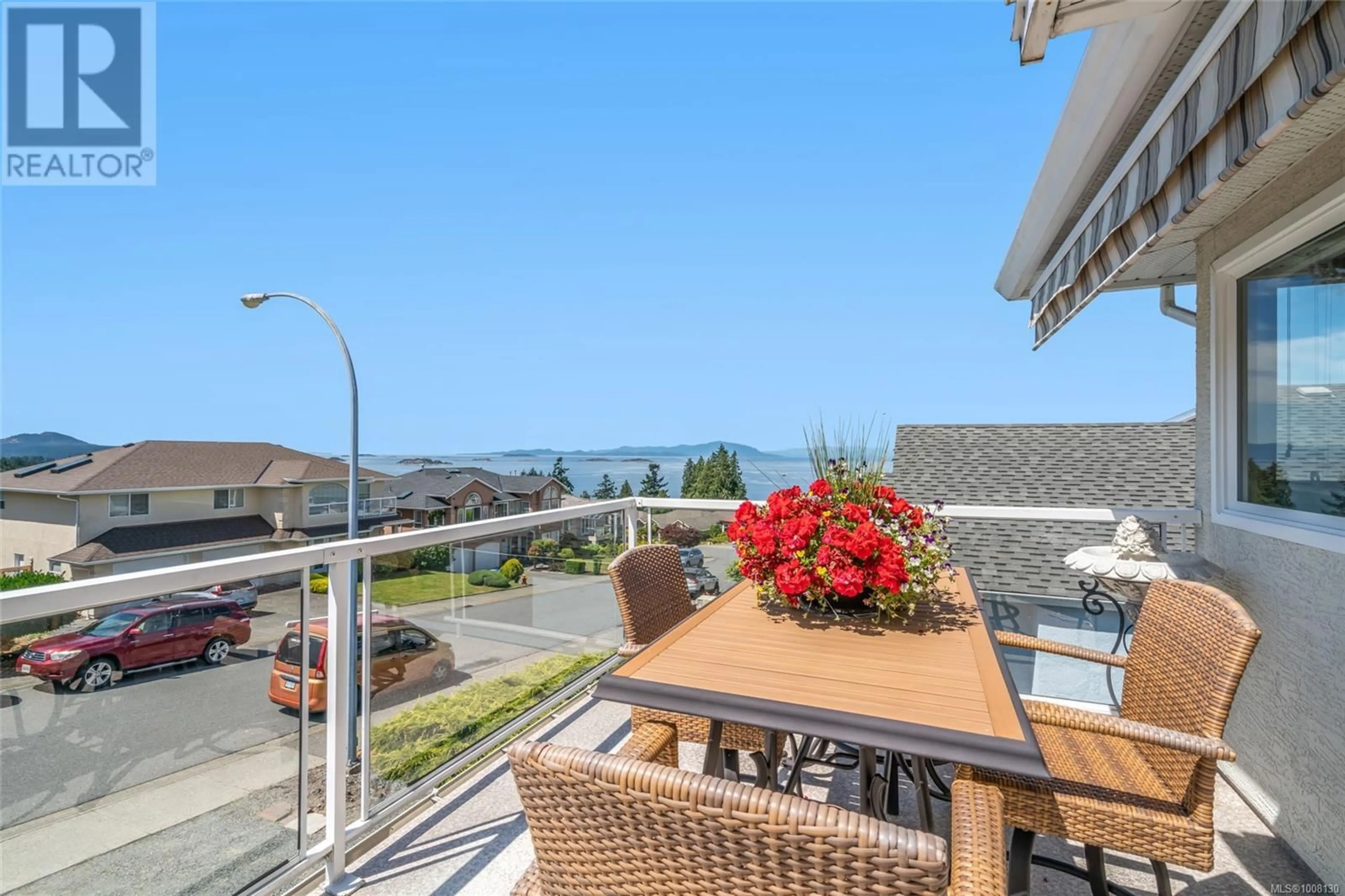 Patio, water/lake/river/ocean view for 6312 CORFU DRIVE, Nanaimo British Columbia V9V1N5