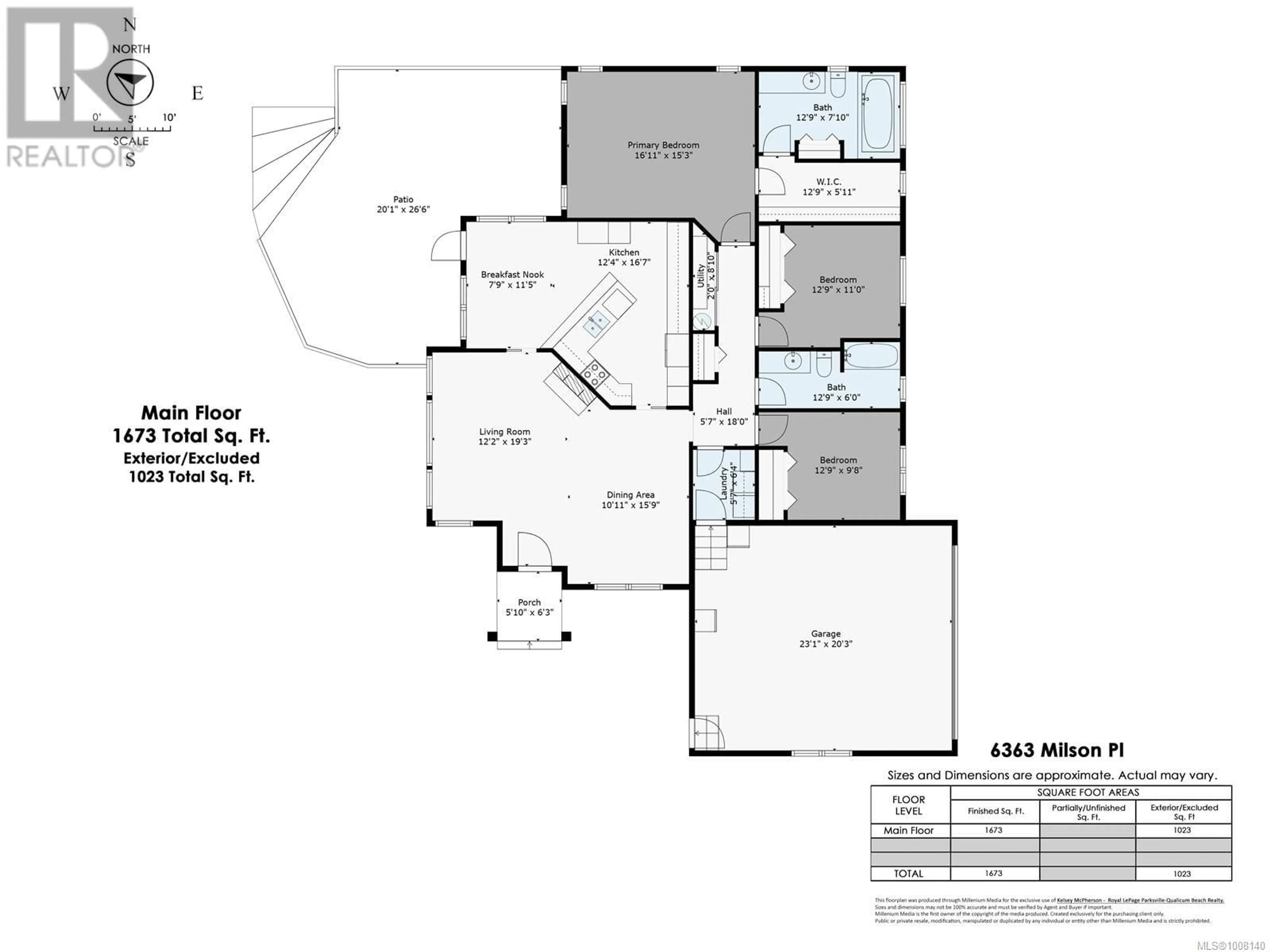 Floor plan for 6363 MILSON PLACE, Duncan British Columbia V9L5R3